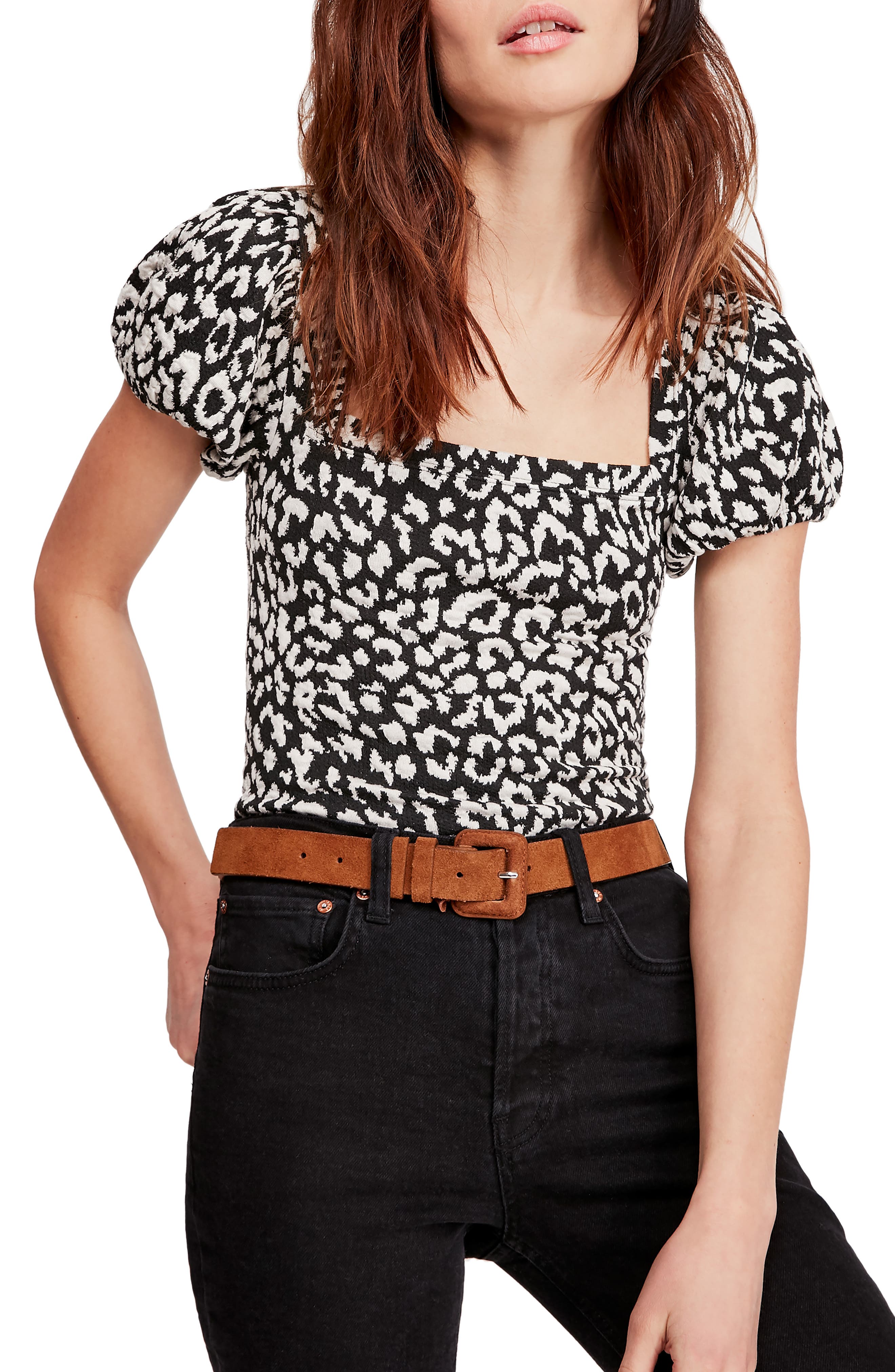 Free People No Type Printed T-Shirt