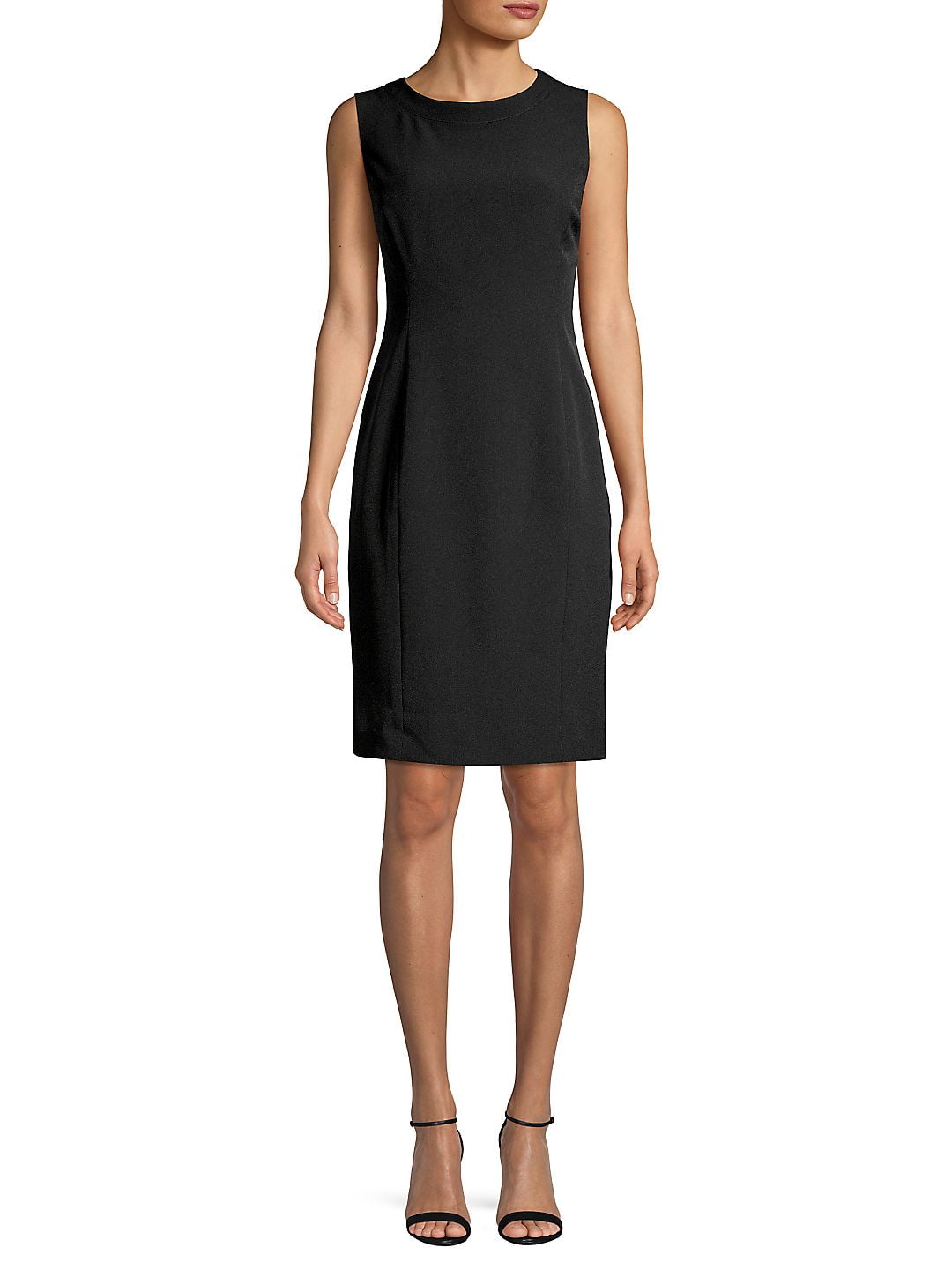 Women's Crew-Neck Sheath Dress