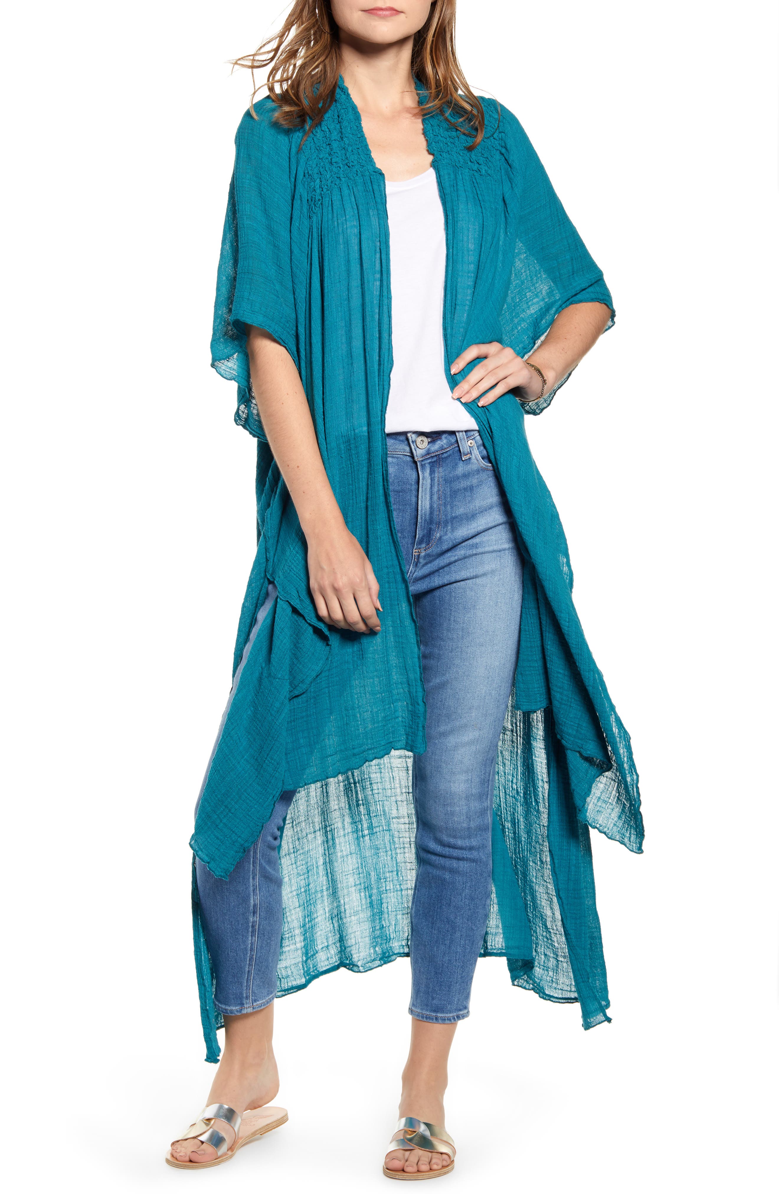 Free People Angelica Open Front Kimono
