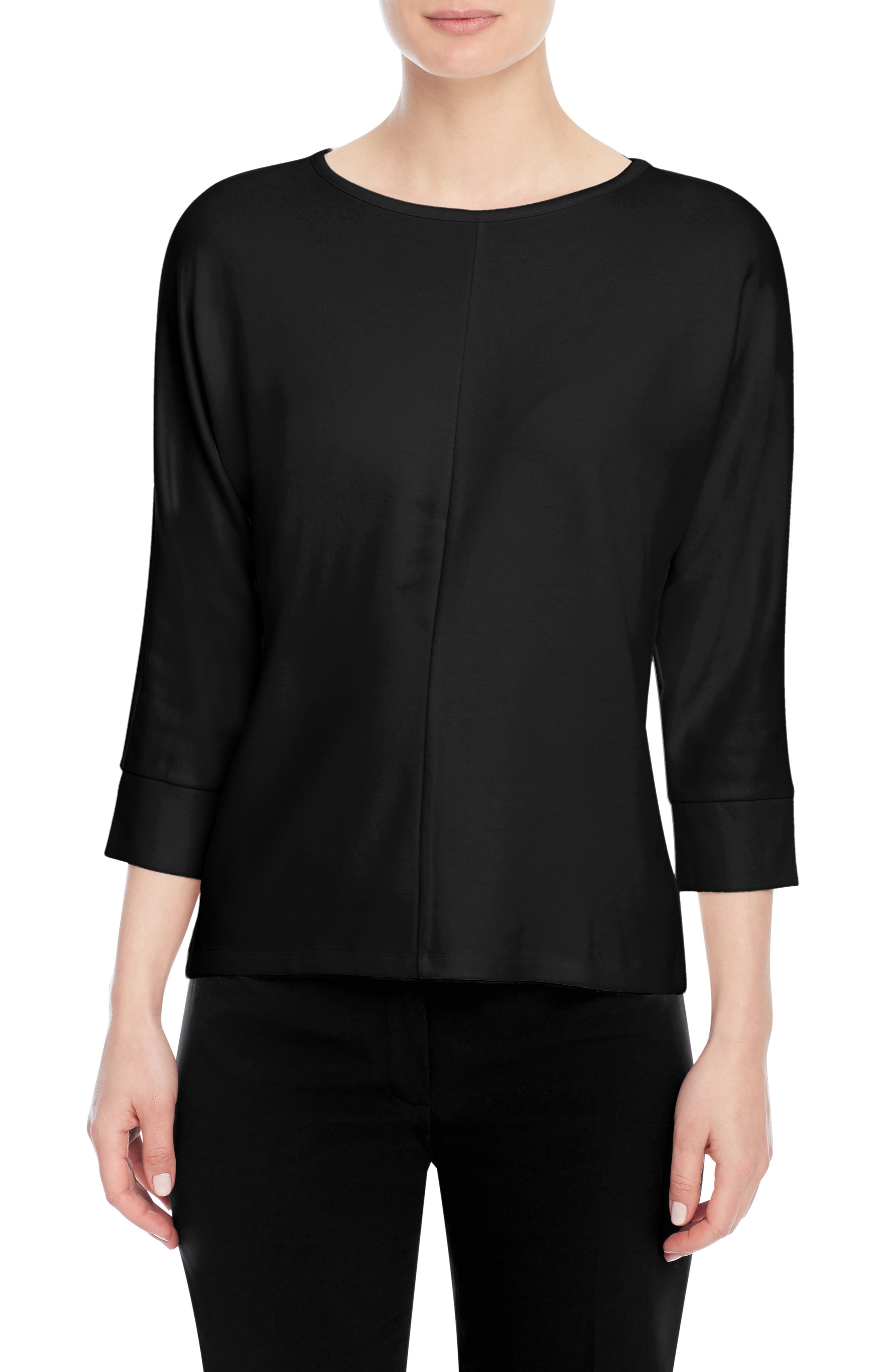 Anne Klein Boat-Neck Dolman-Sleeve Top