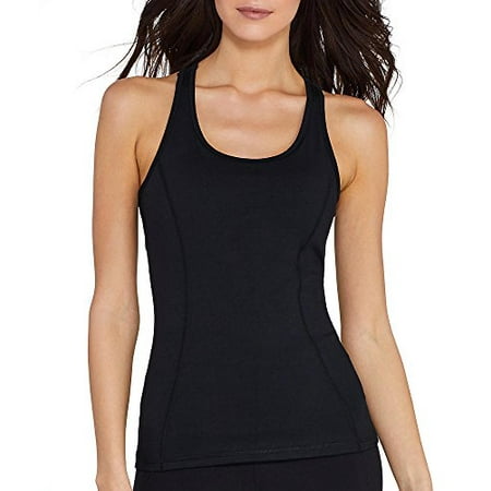 Calvin Klein Women's Reflective Running Stripe Tank, Black, Large