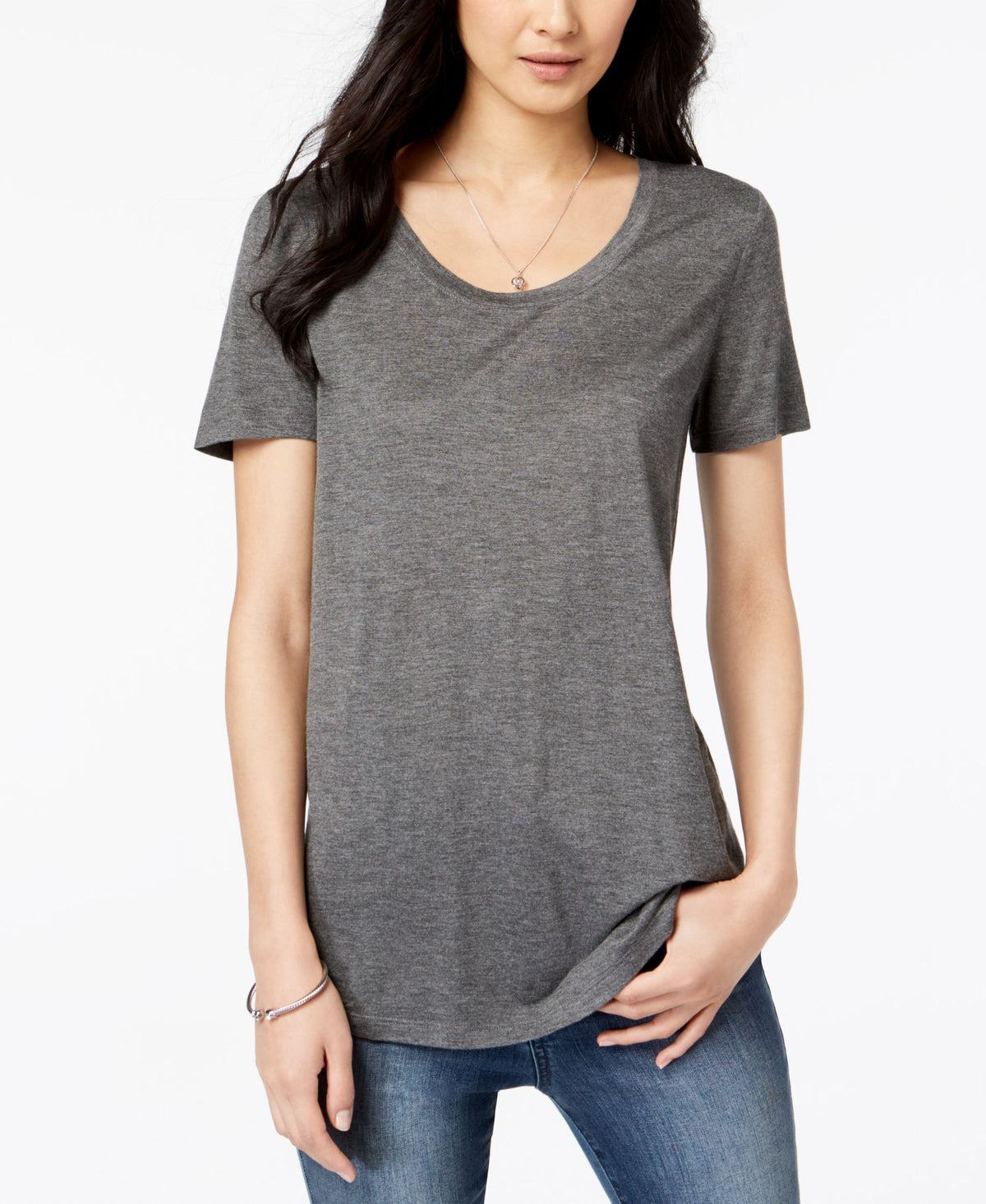 Maison Jules Scoop Neck T-Shirt