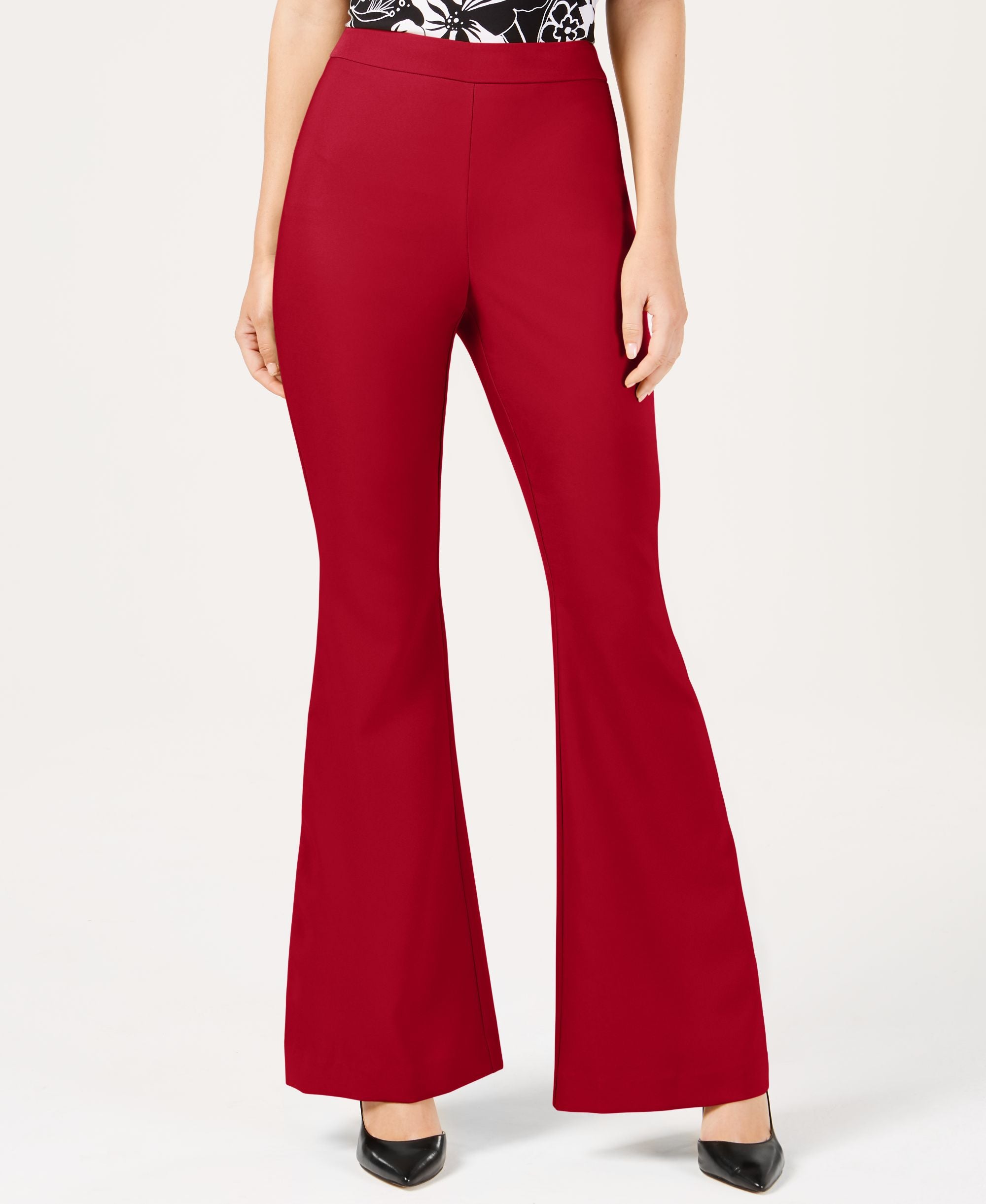 Wide Leg Suit Pants