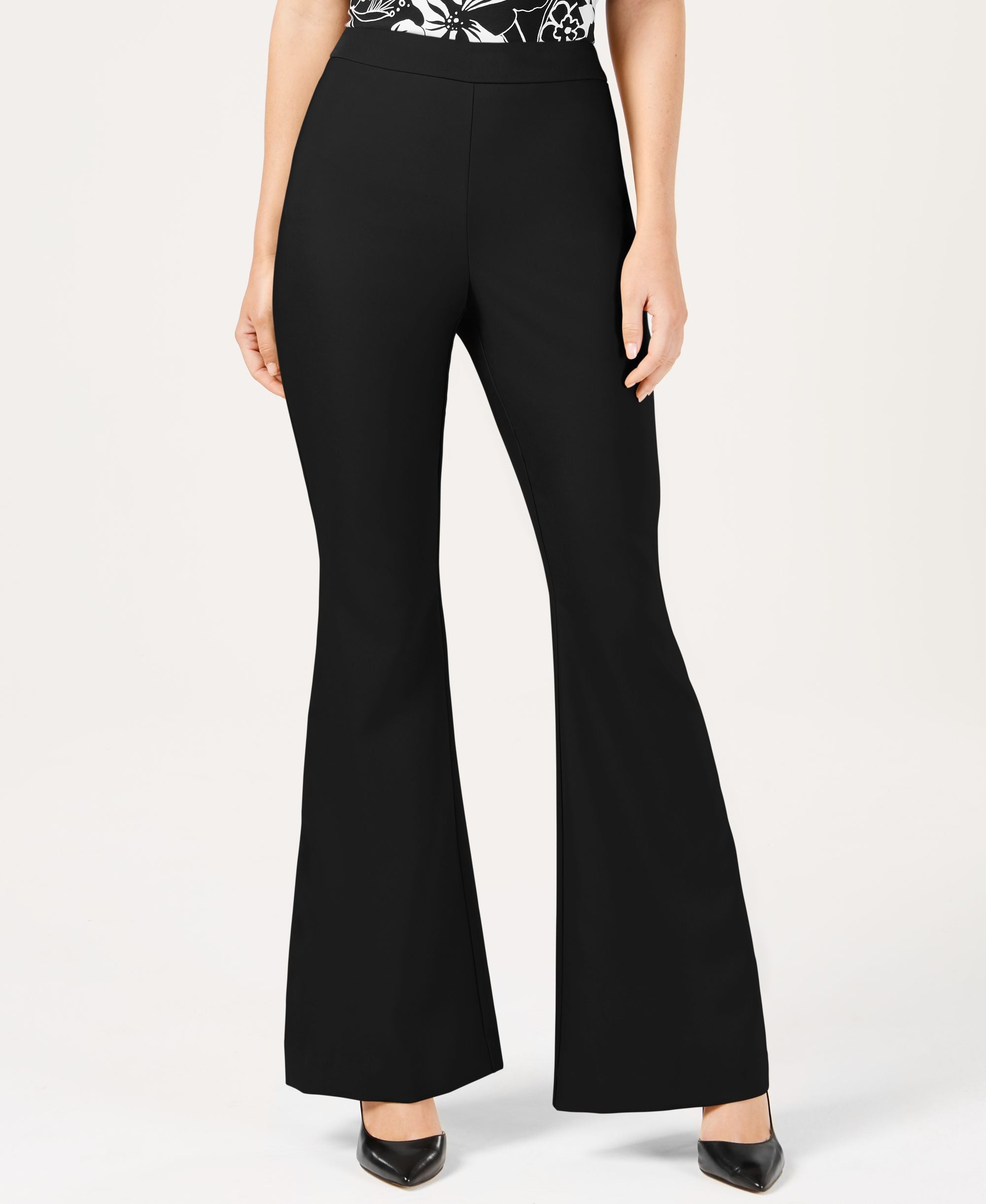 Wide Leg Suit Pants