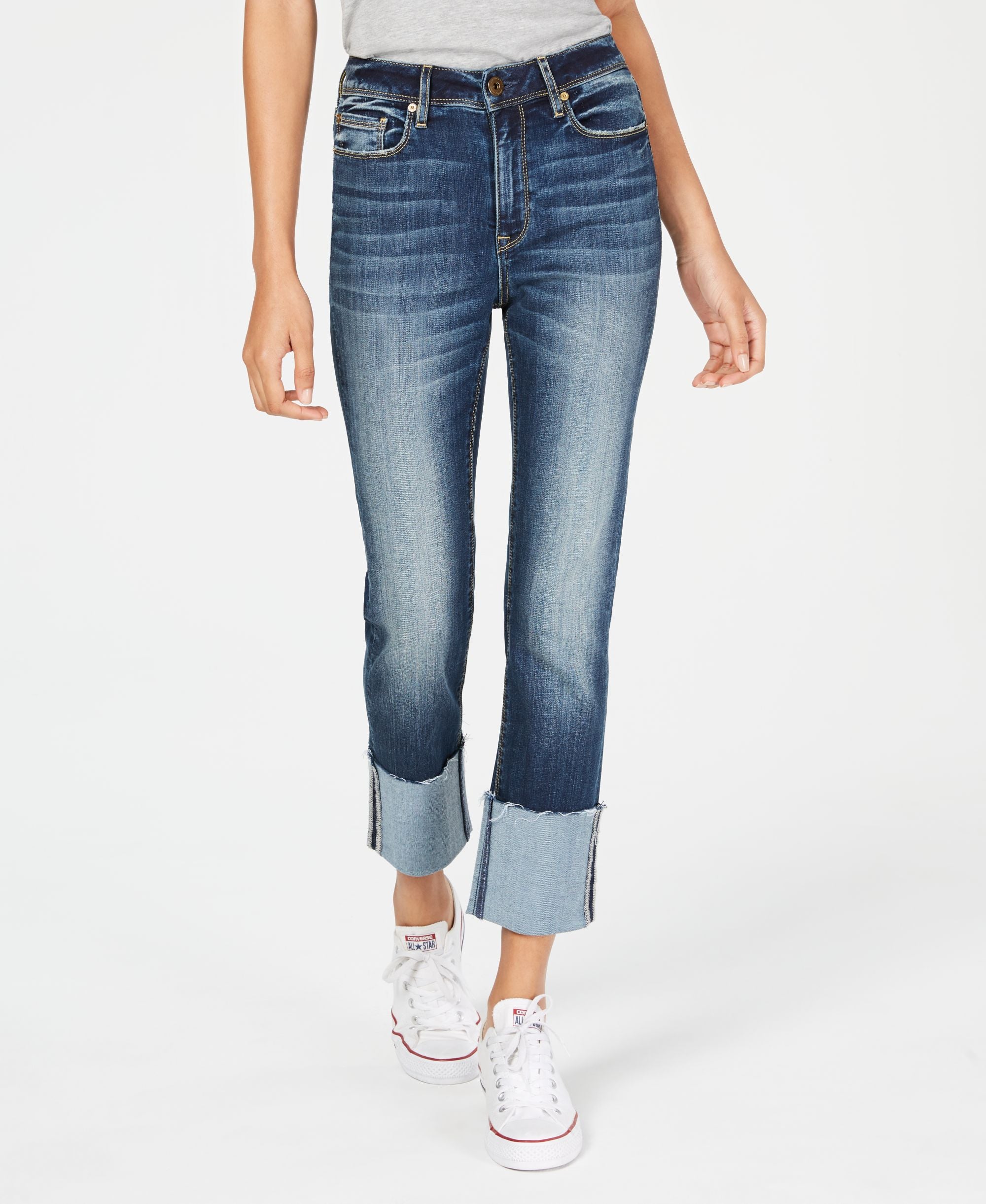 American Rag Juniors High Rise Slim Straight Leg Jeans