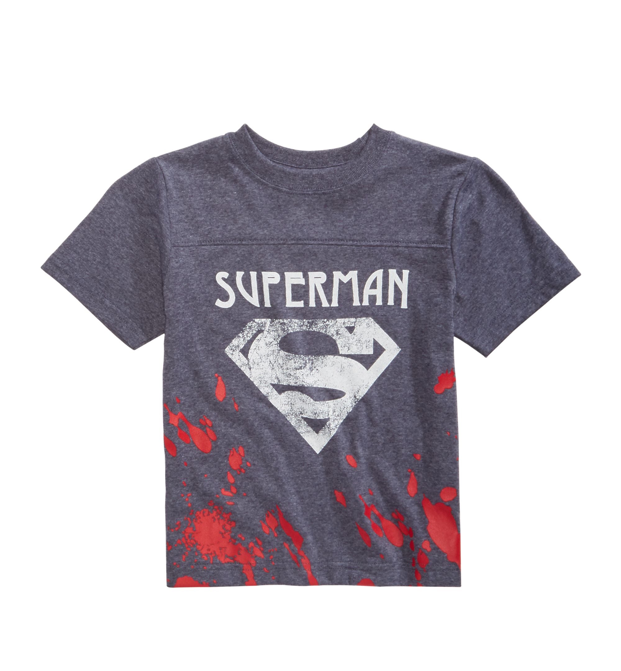 Dc Comics Little Boys Superman Splatter Graphic T-Shirt