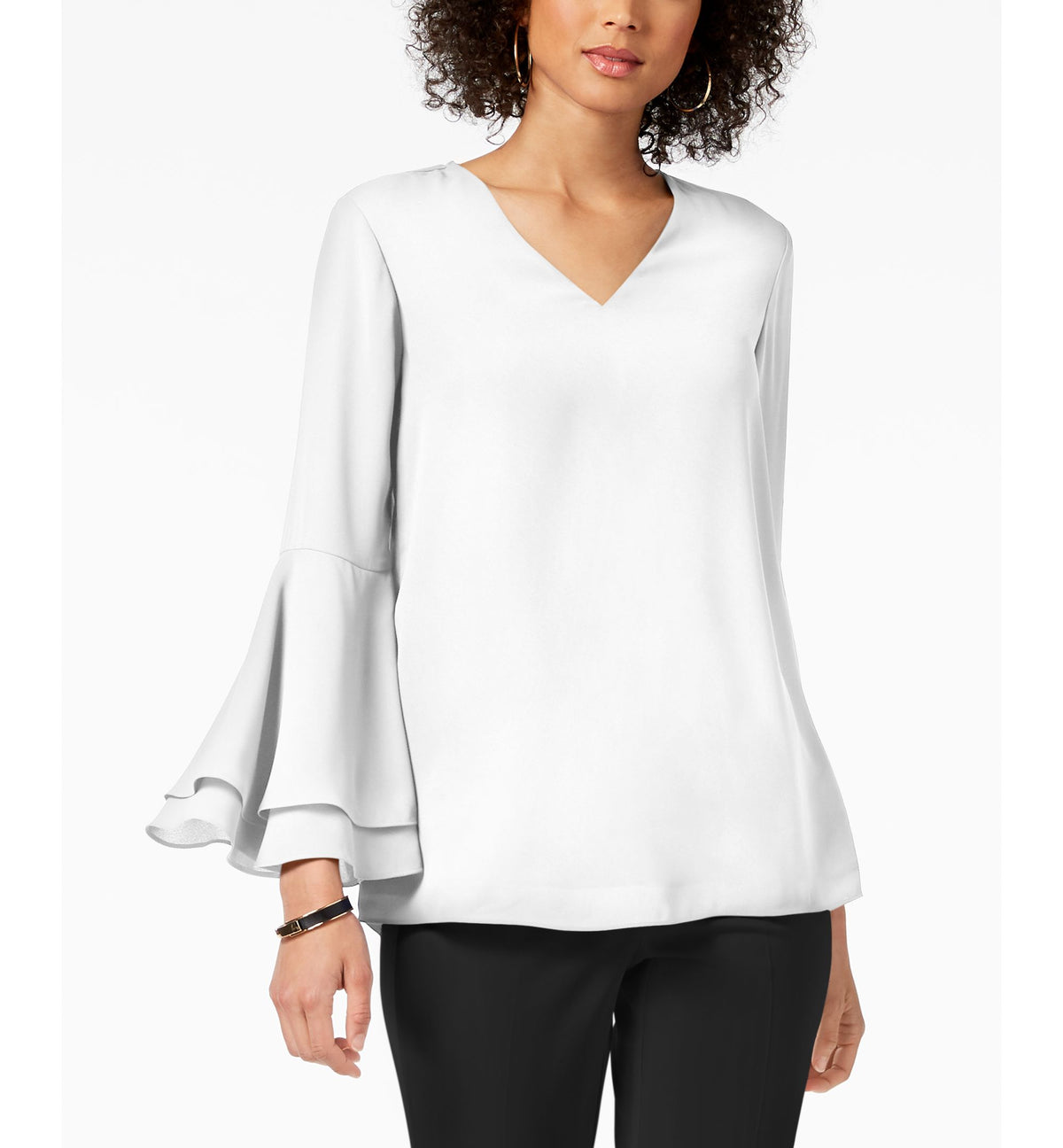 Bell-Sleeve Blouse