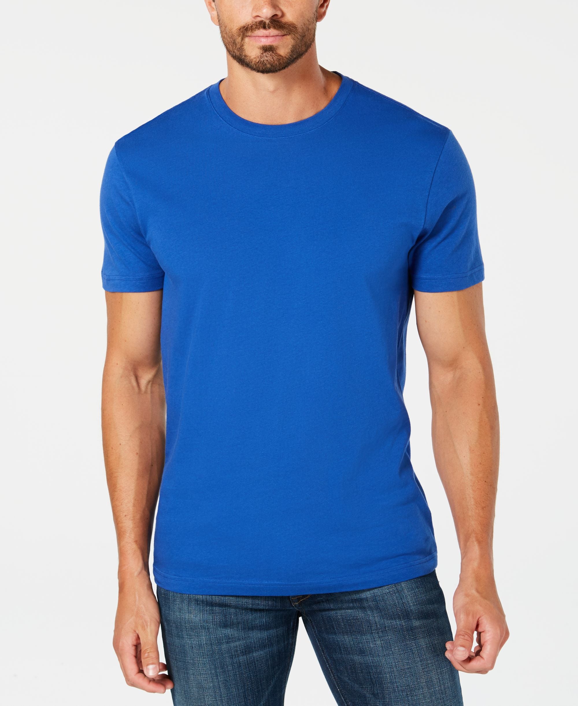 Club Room Mens Solid Crewneck T-Shirt