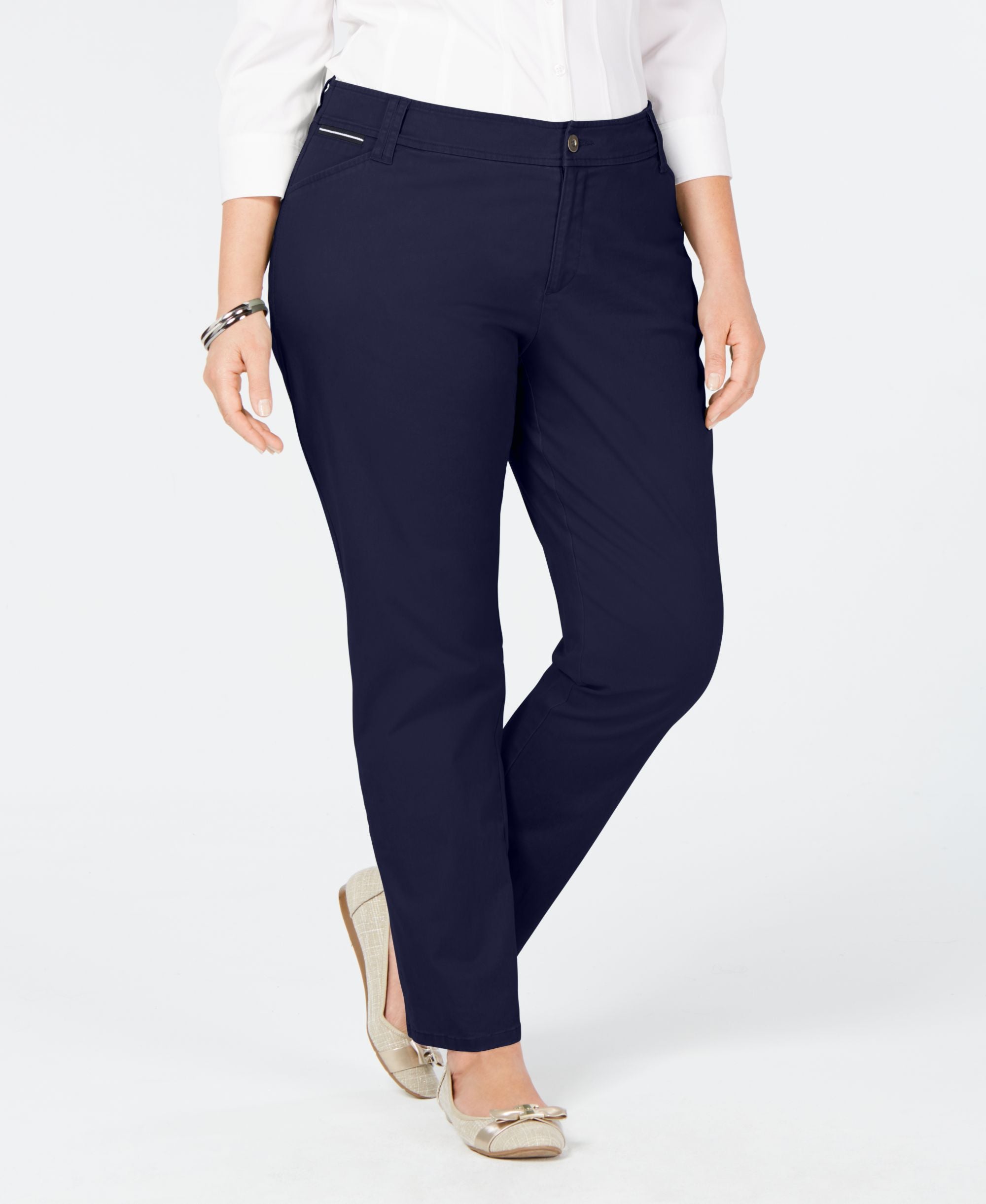 Plus Size Chino Pants