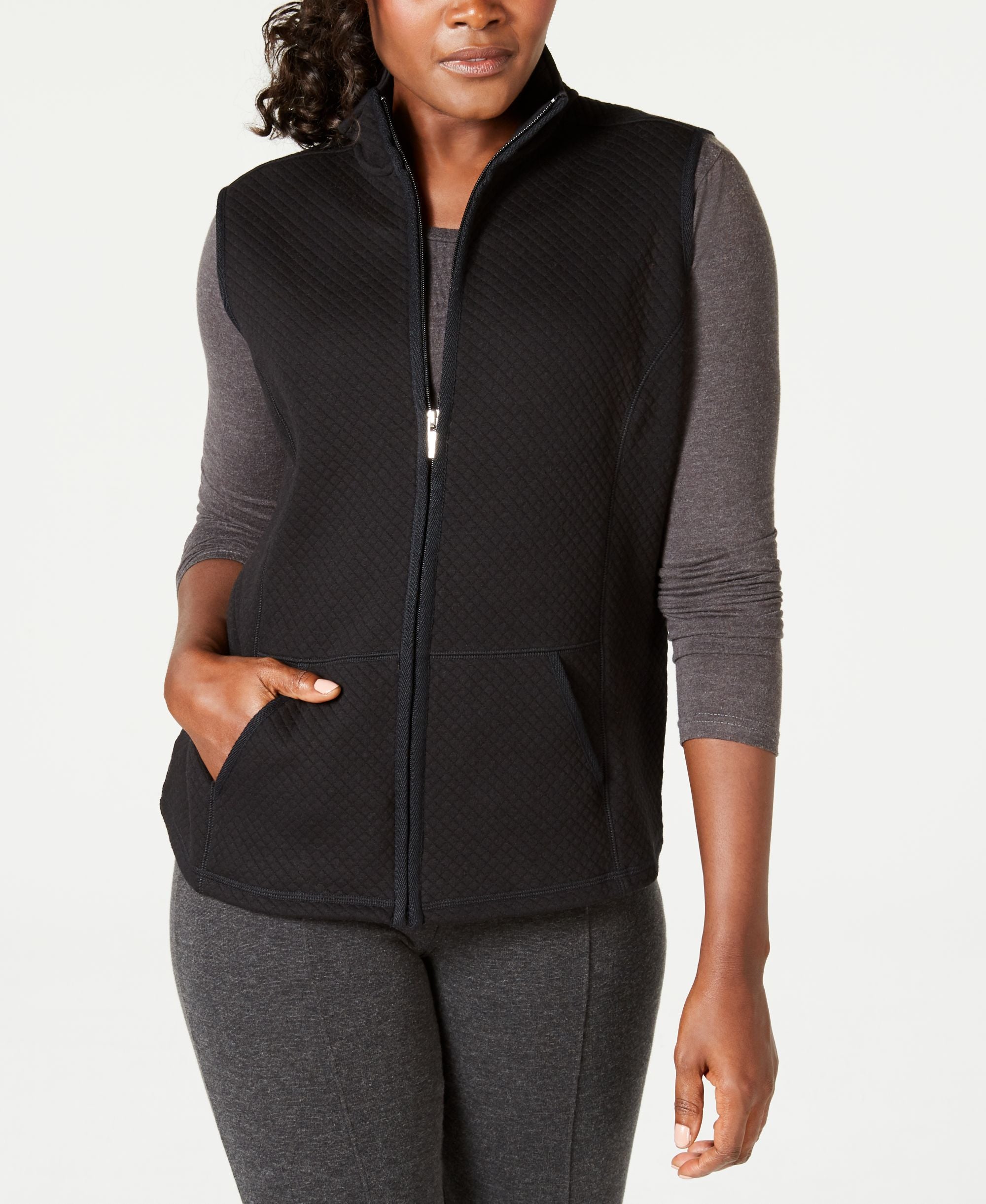 Women's Quilted Fleece Vest