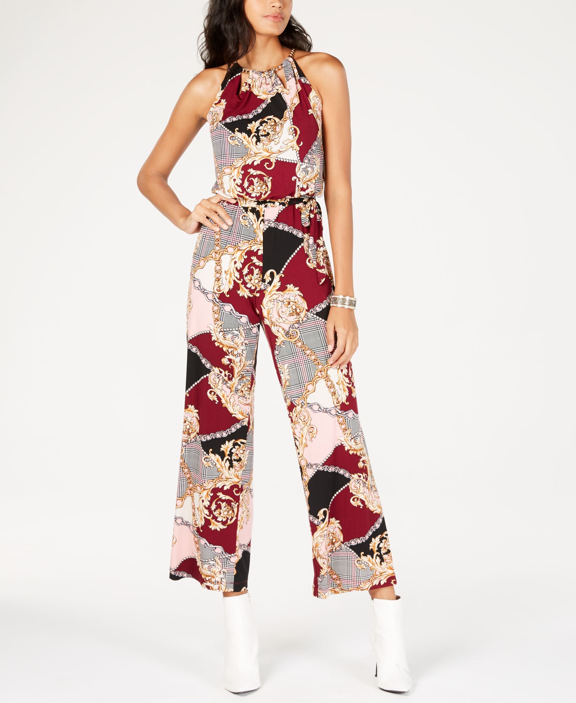 Thalia Sodi Chain Strap Jumpsuit