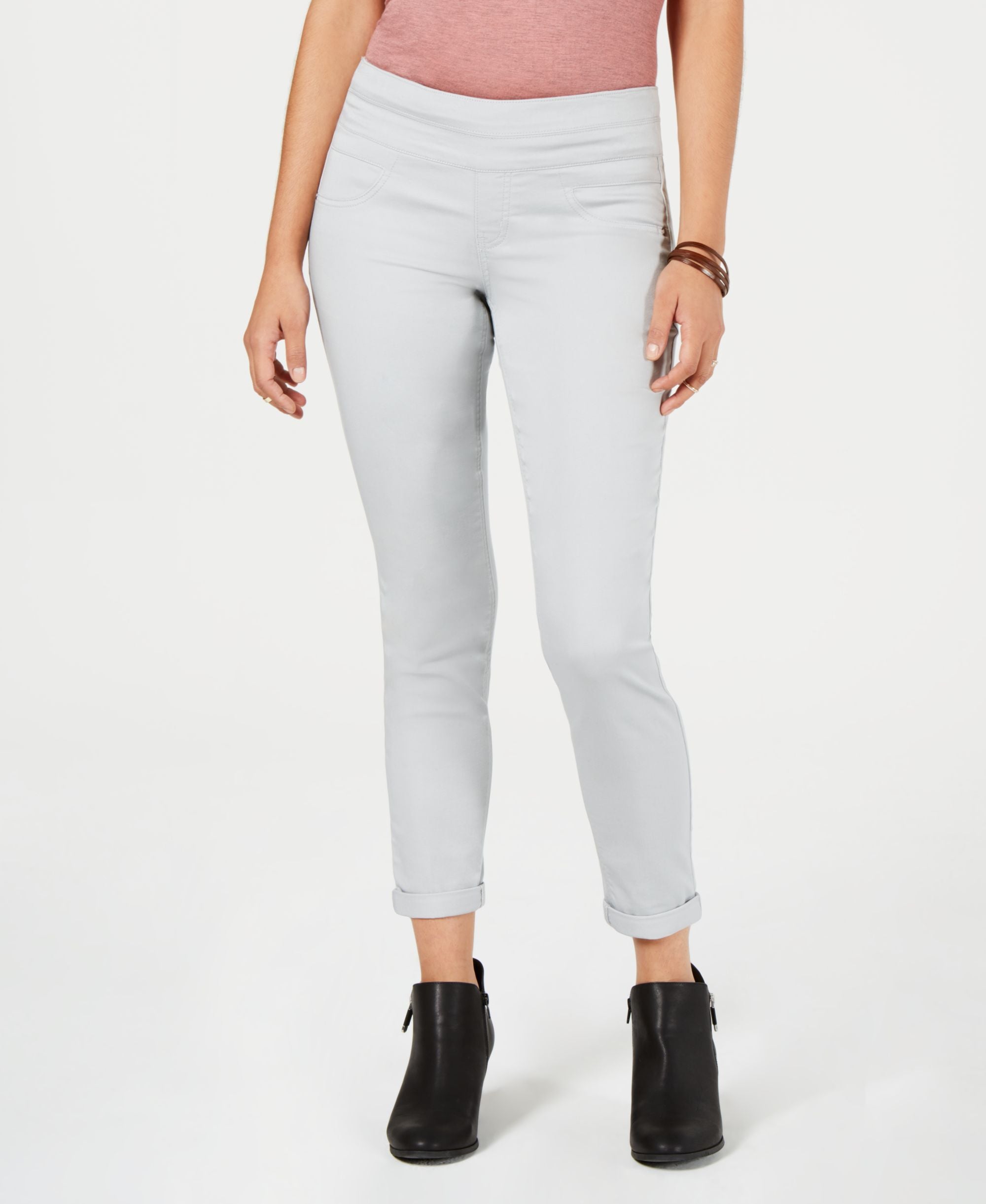 Rolled-Hem Skinny Pants