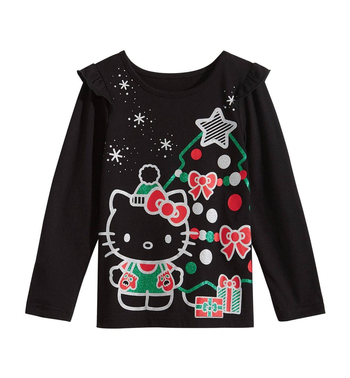 Hello Kitty Toddler Girls Graphic Print T-Shirt