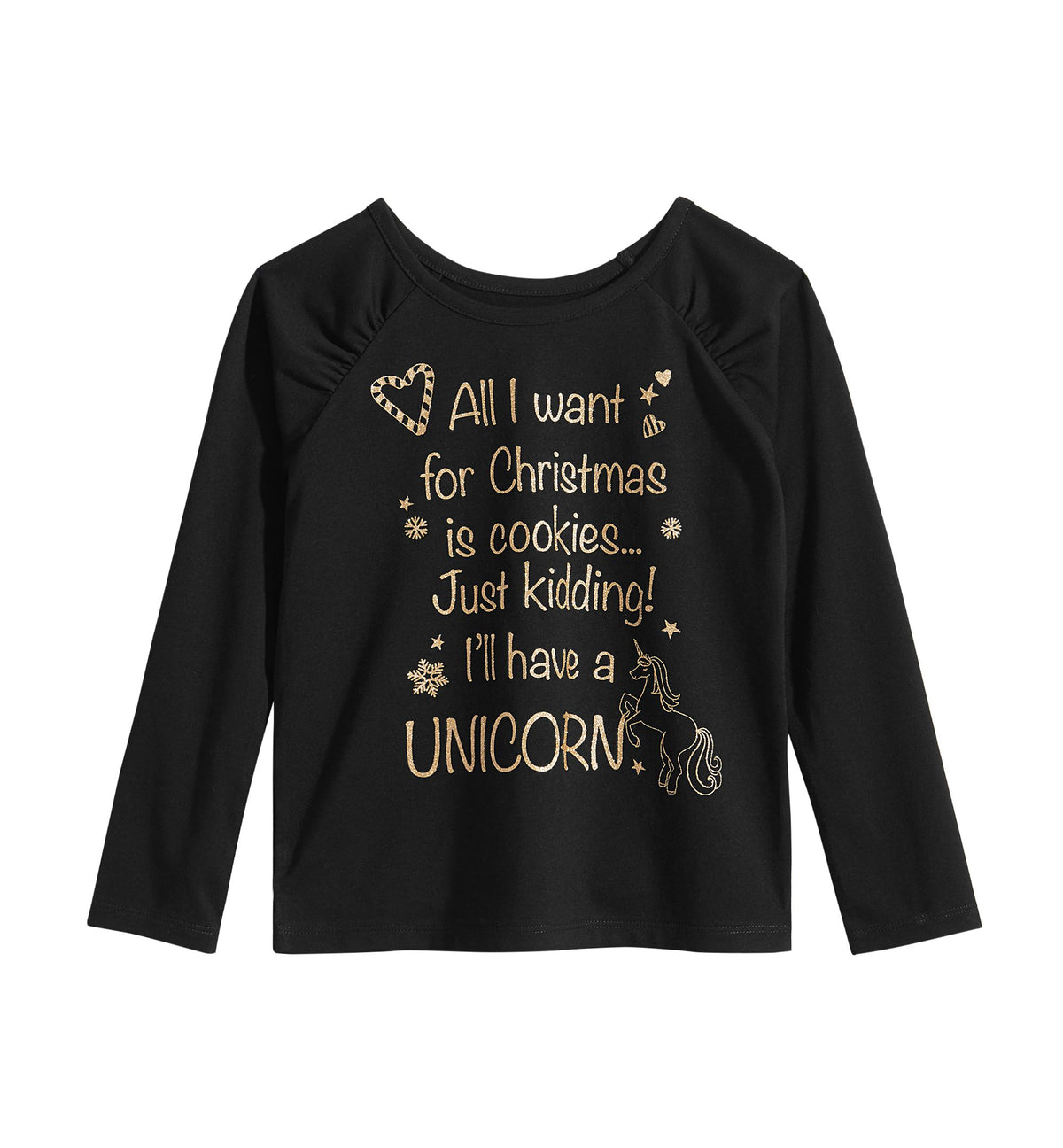 Epic Threads Little Girls Christmas Shirt