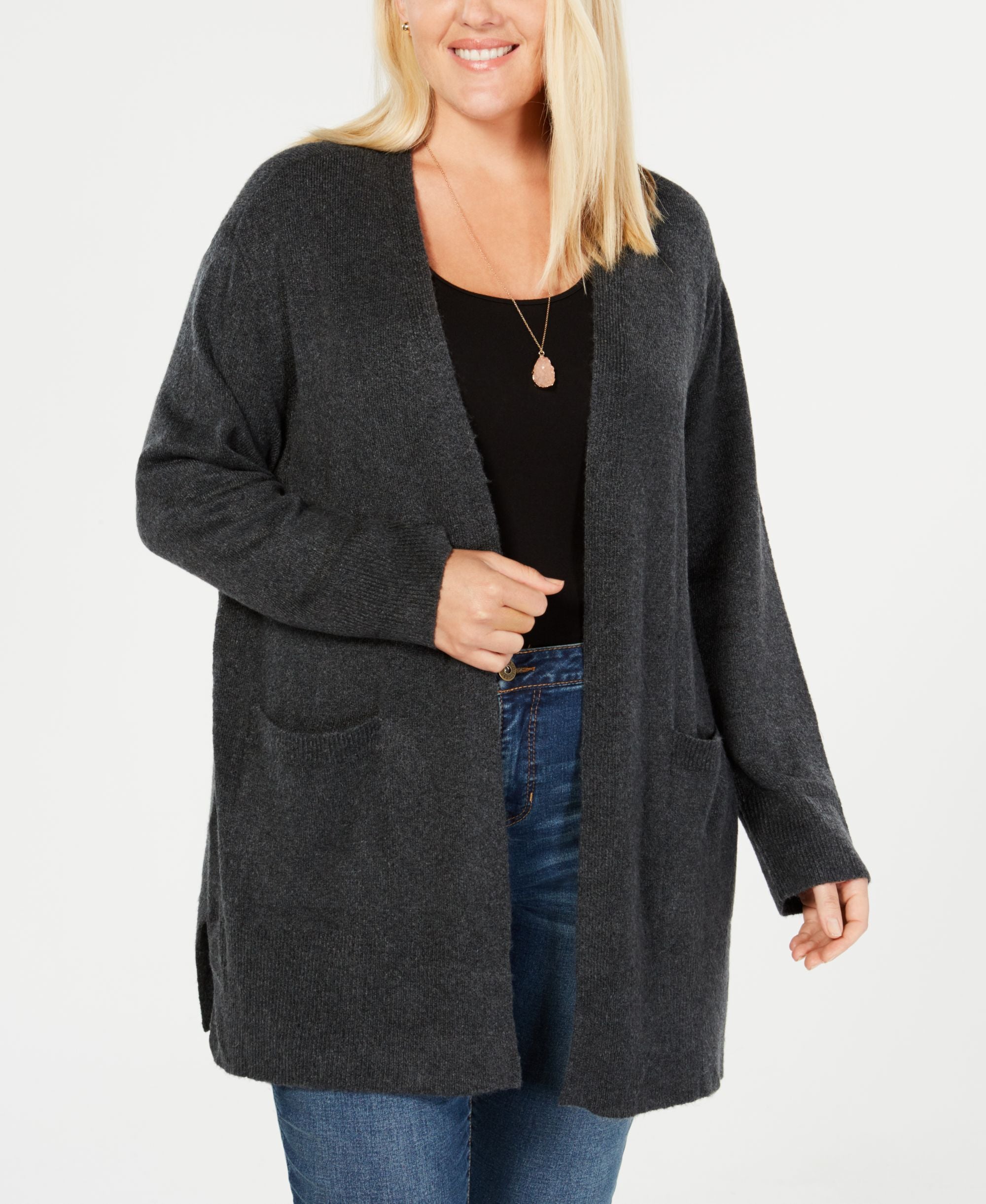 Style & Co Plus Size Open Cardigan