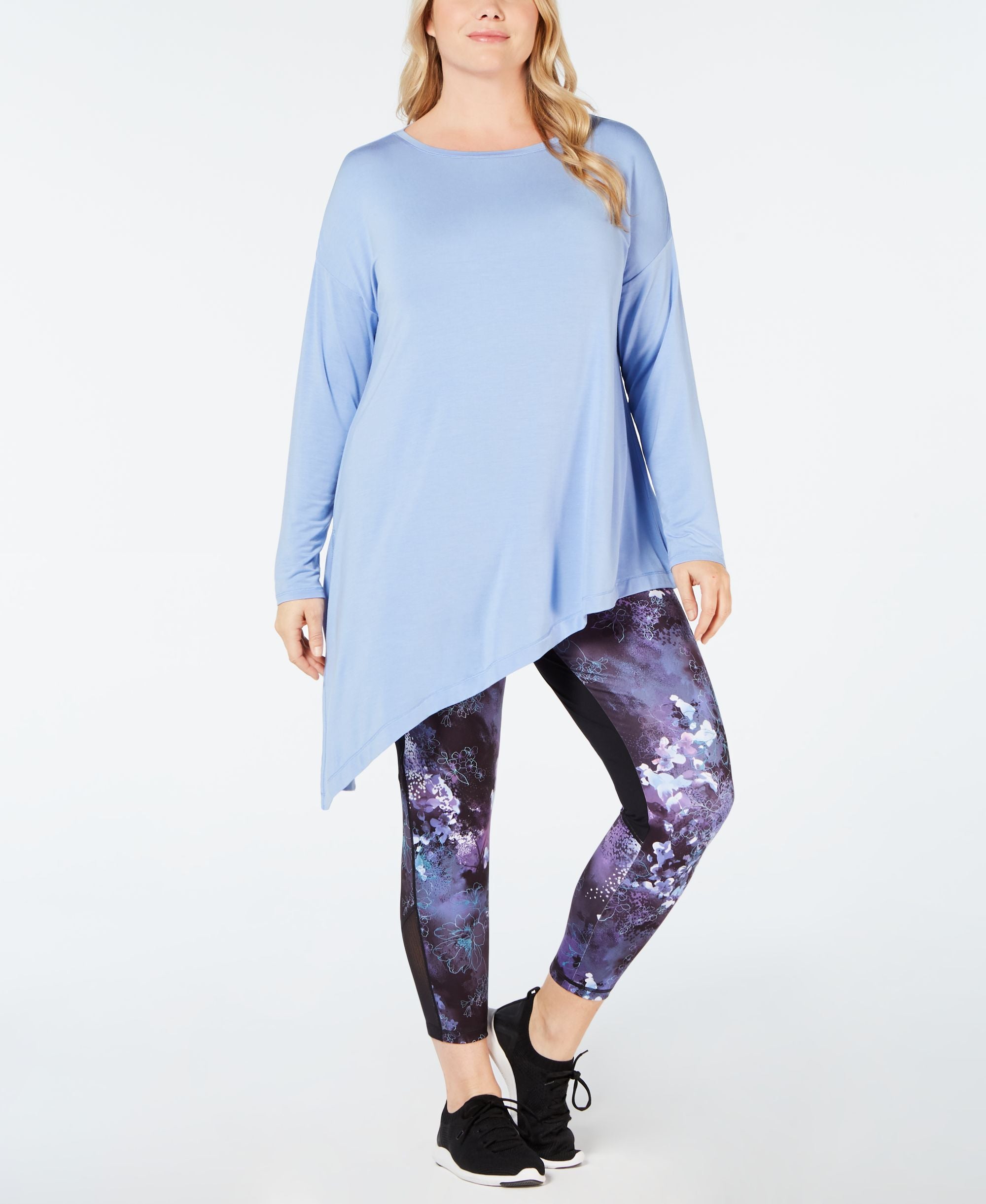 Ideology Plus Size Asymmetrical Top