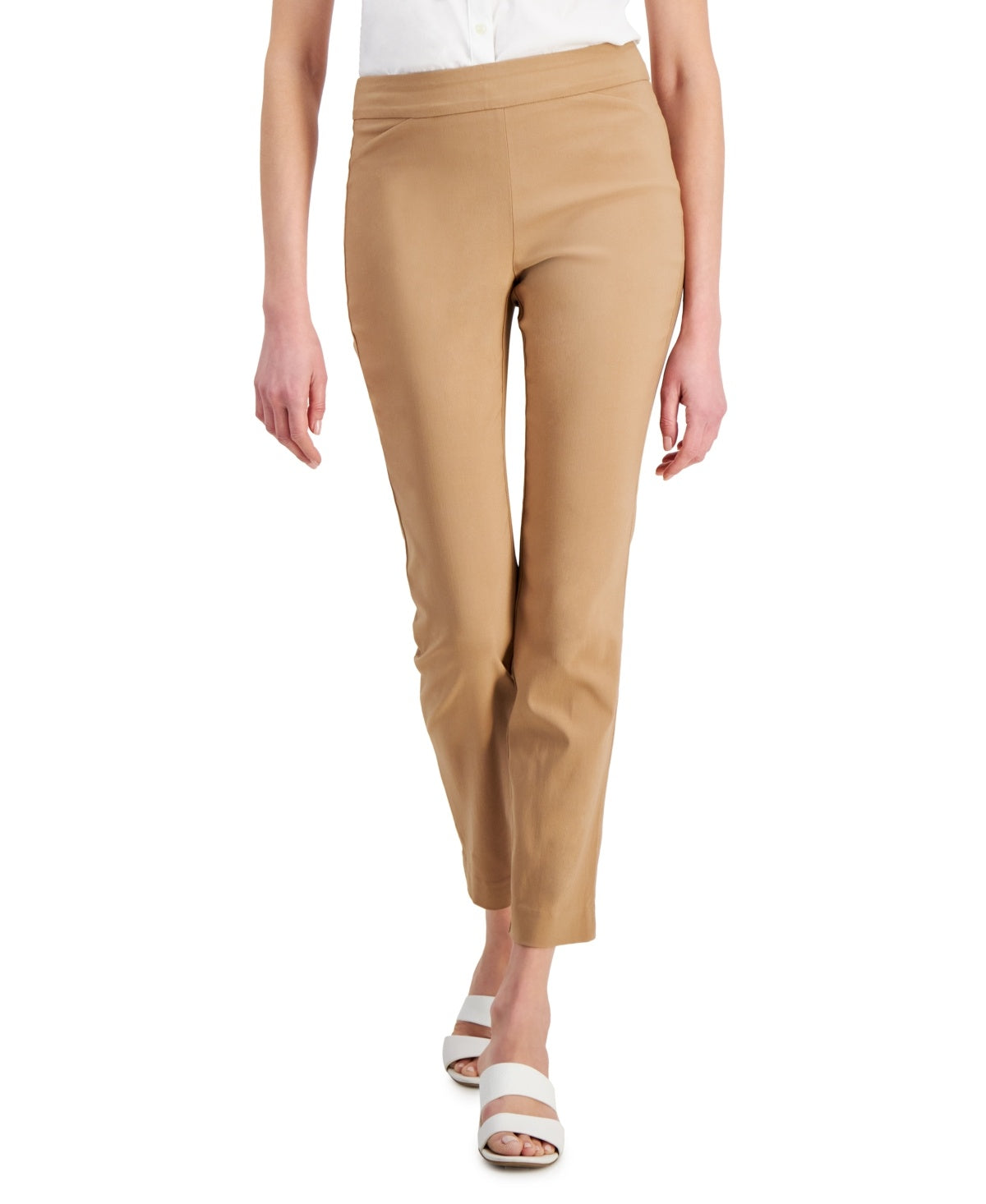 Petite Cambridge Stretch Slim-Leg Pants