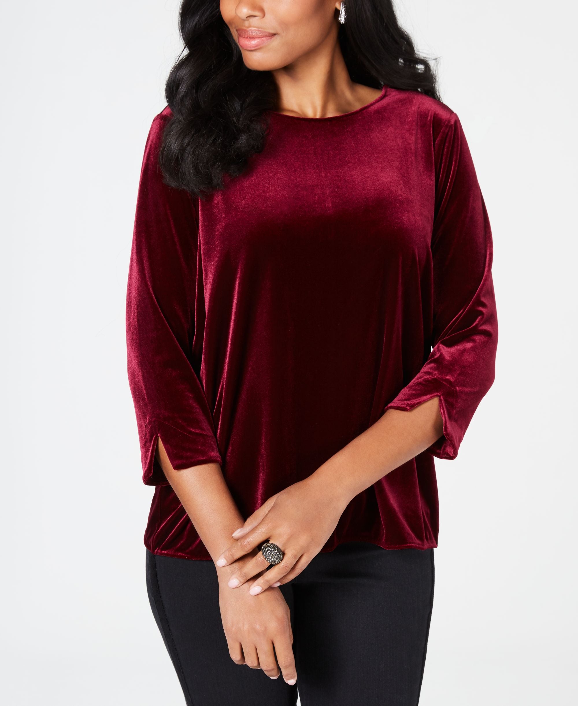 Charter Club Velvet Top