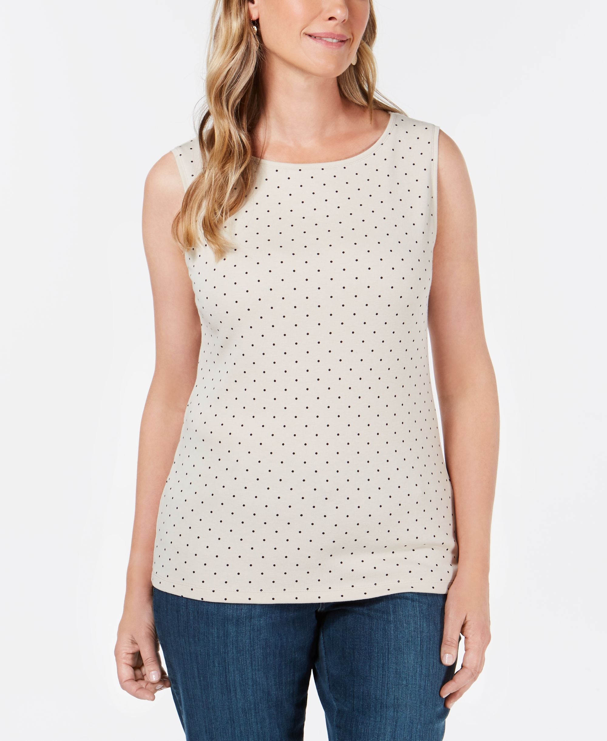 Dotted Boat-Neck Shell