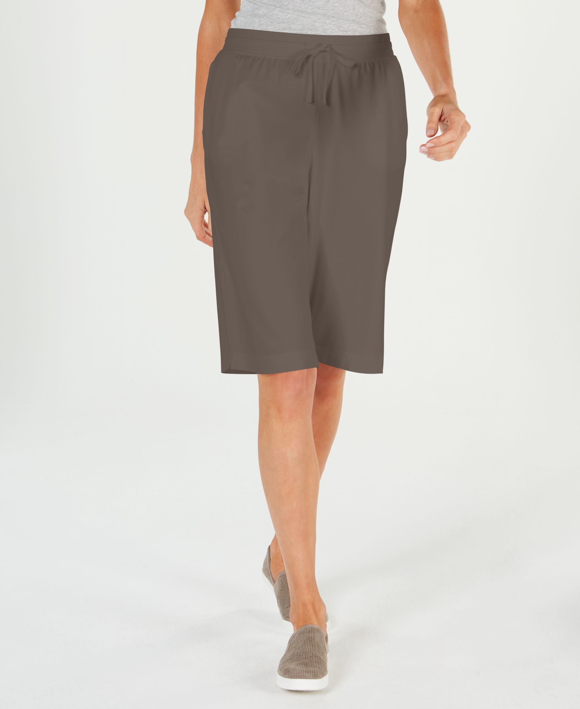 Karen Scott Pull On Knit Skimmers