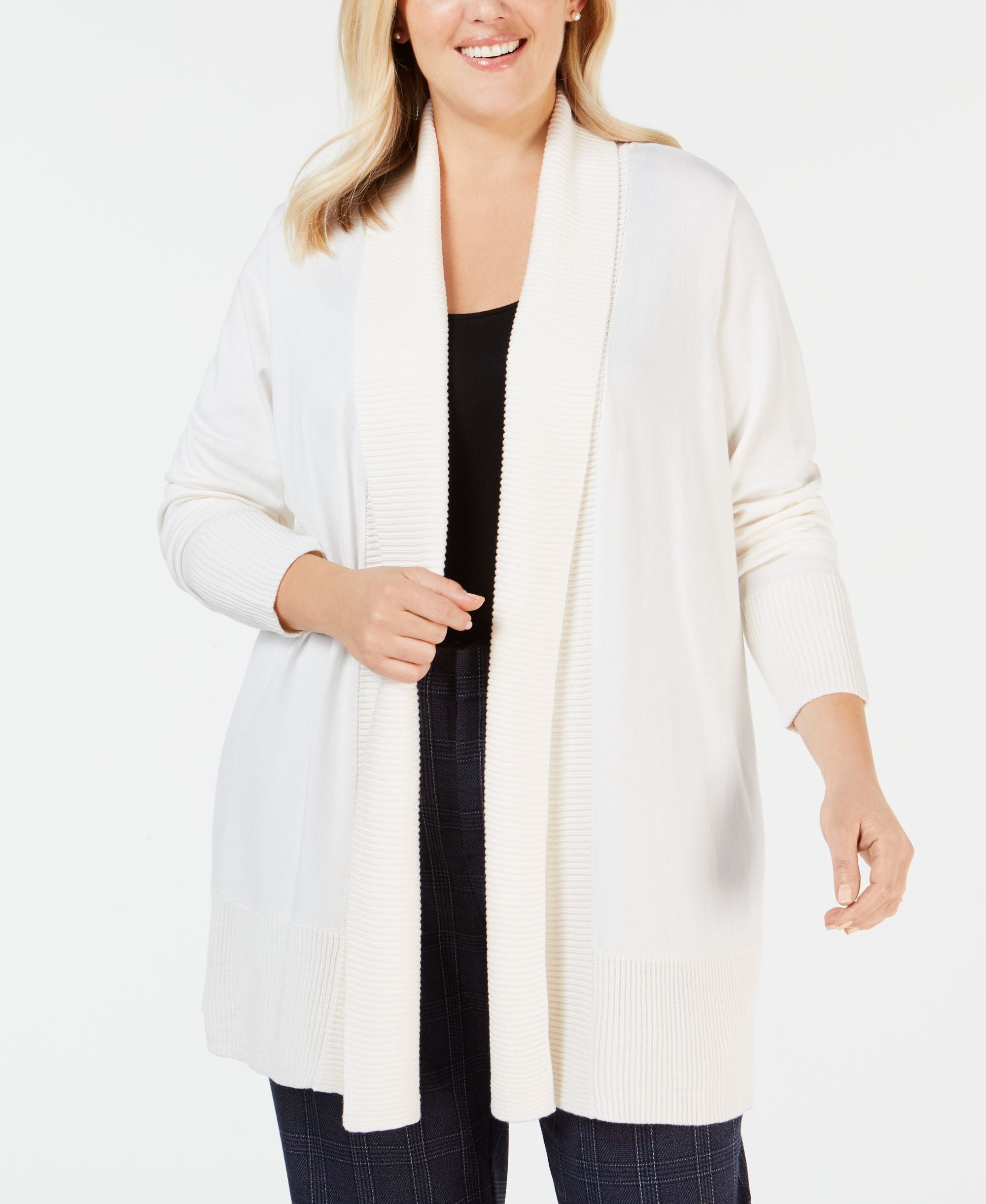 Charter Club Plus Size Cardigan Sweater