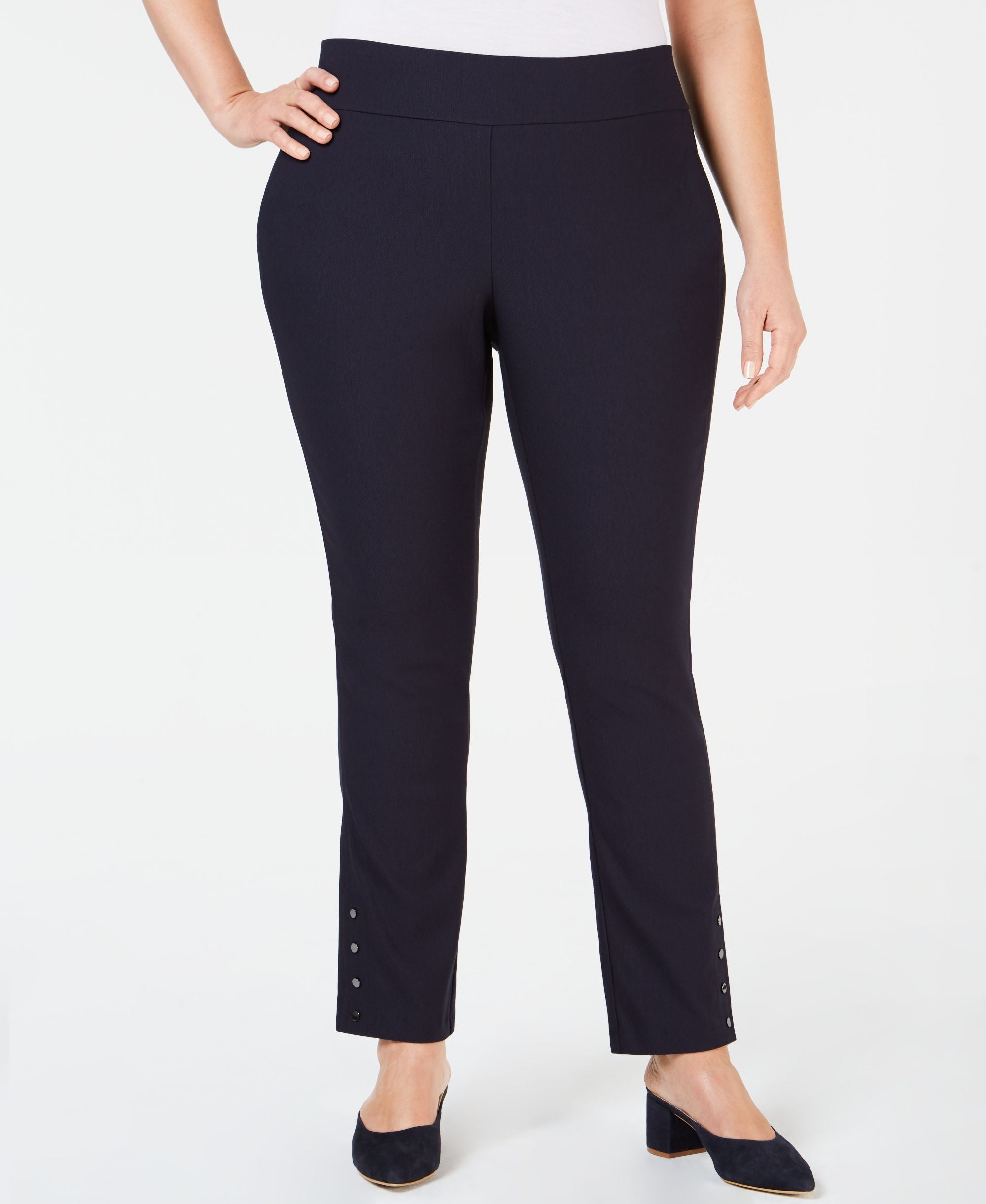 Charter Club Plus Size Slim Leg Pants