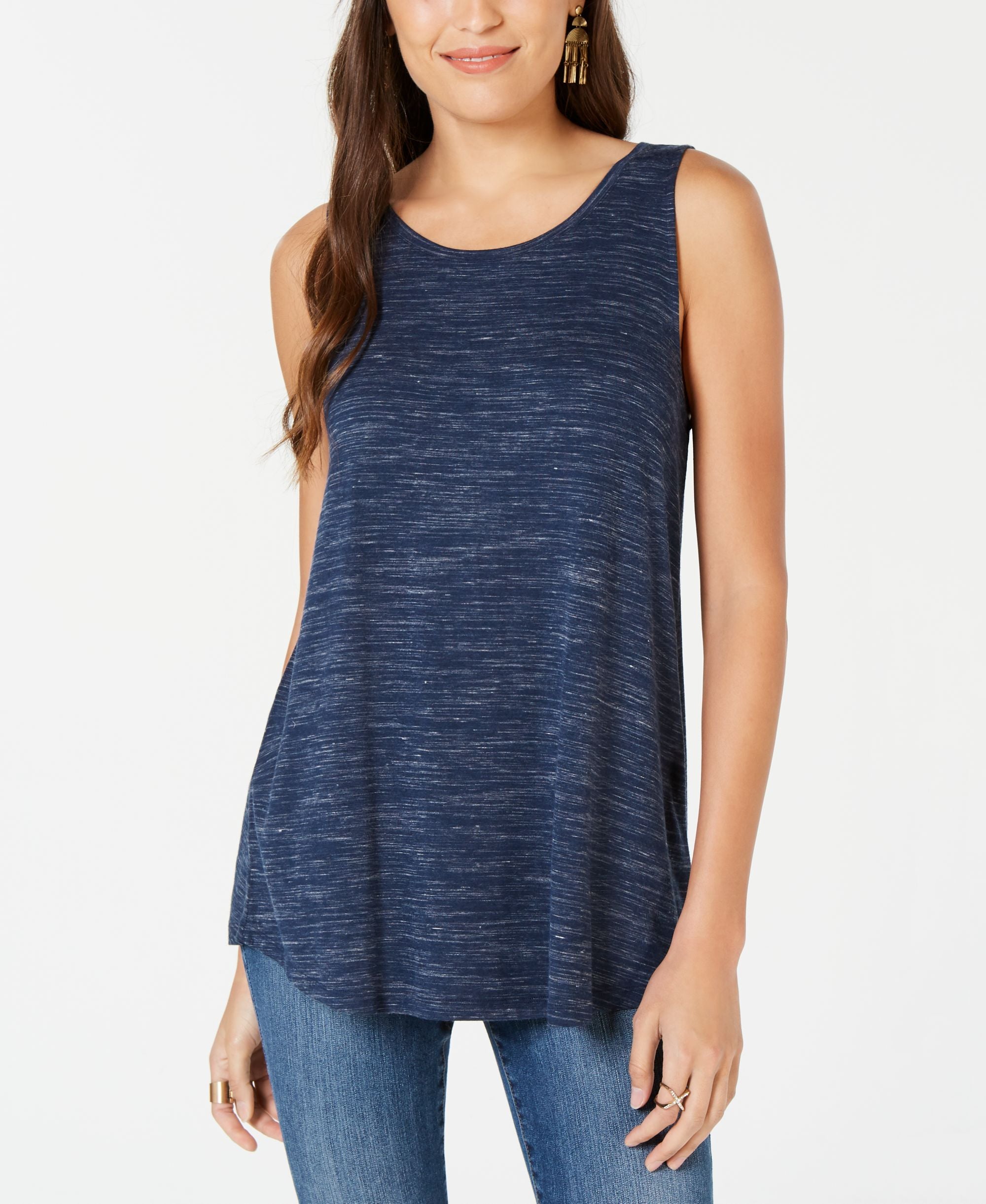Style & Co Spacedyed Tank Tank Top.