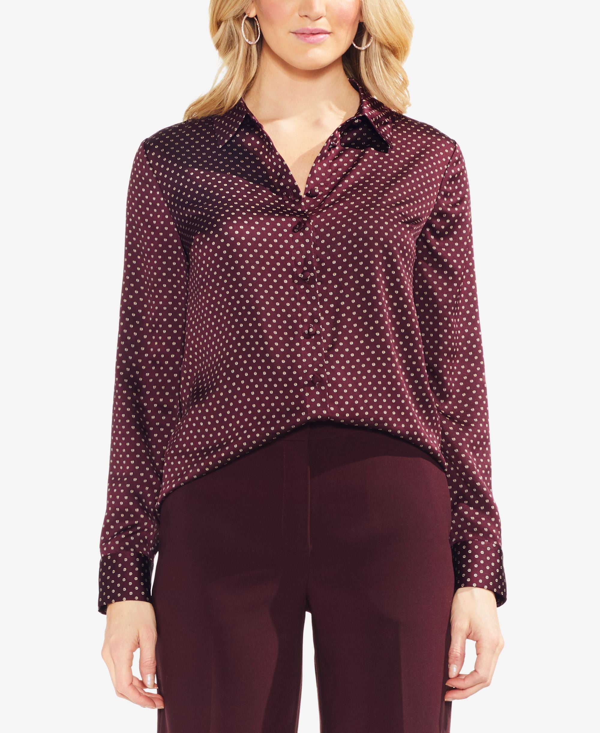Vince Camuto Geometric Print Shirt