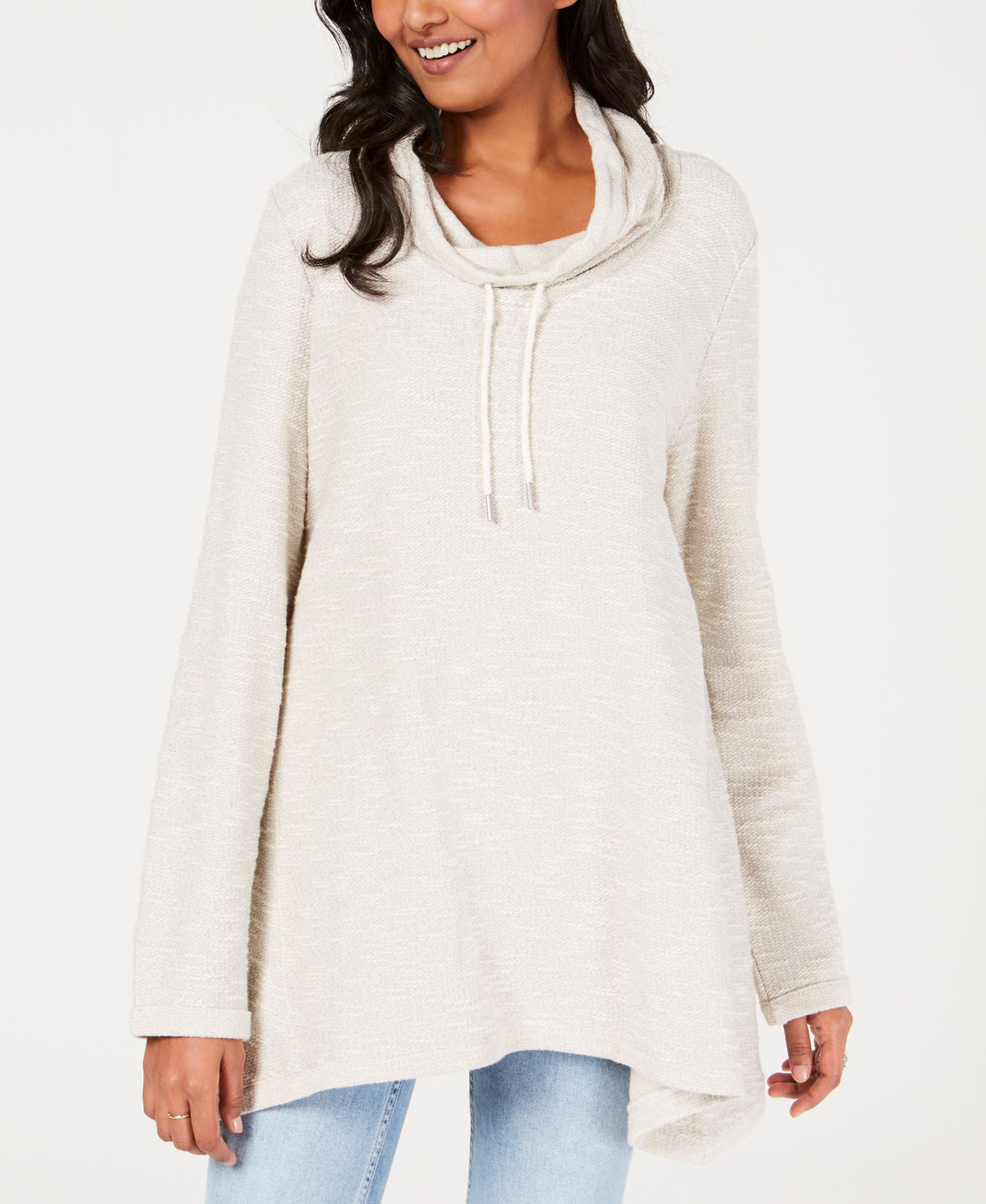 Style & Co Relaxed Funnel Neck Top