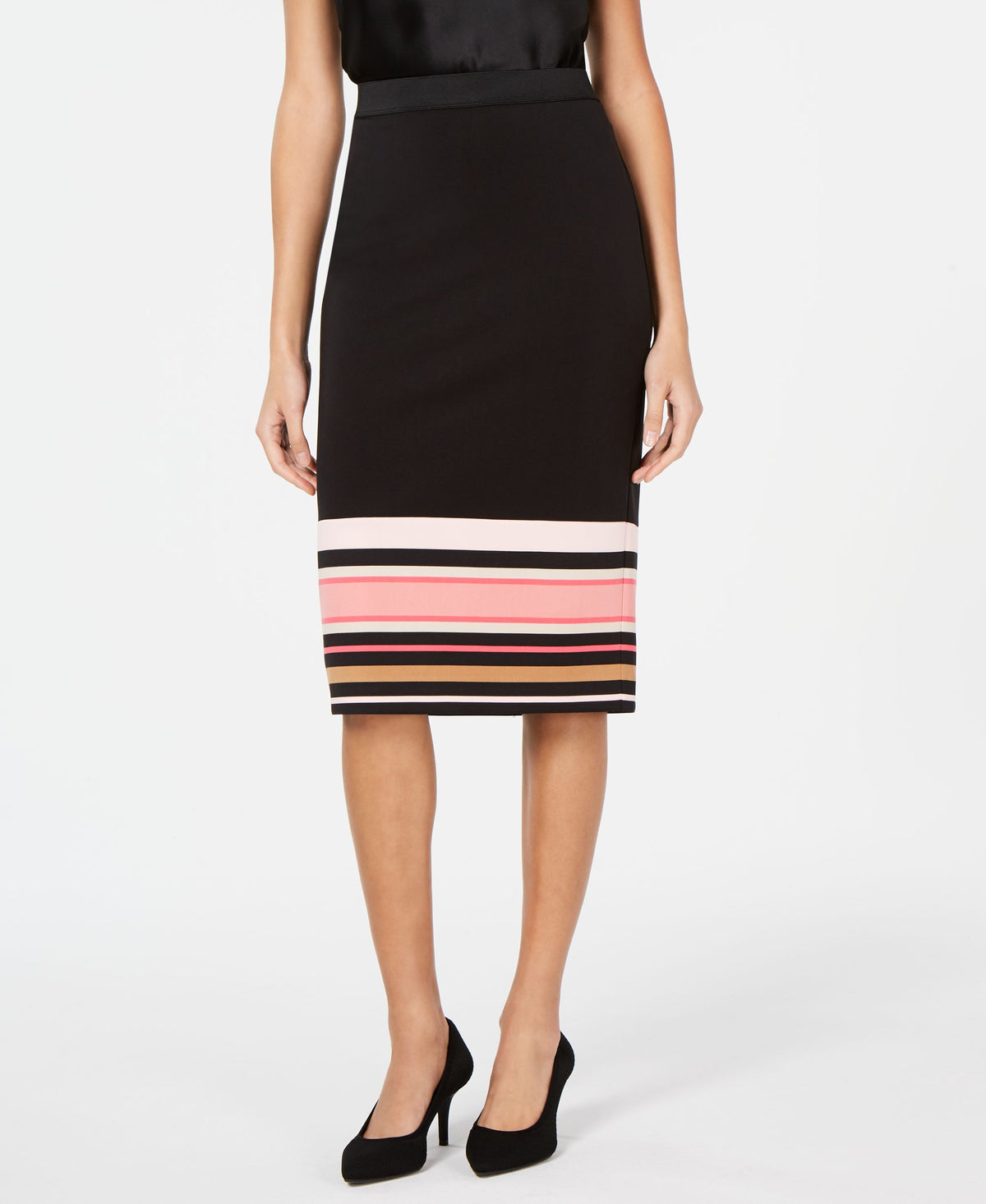 Printed Scuba Skirt