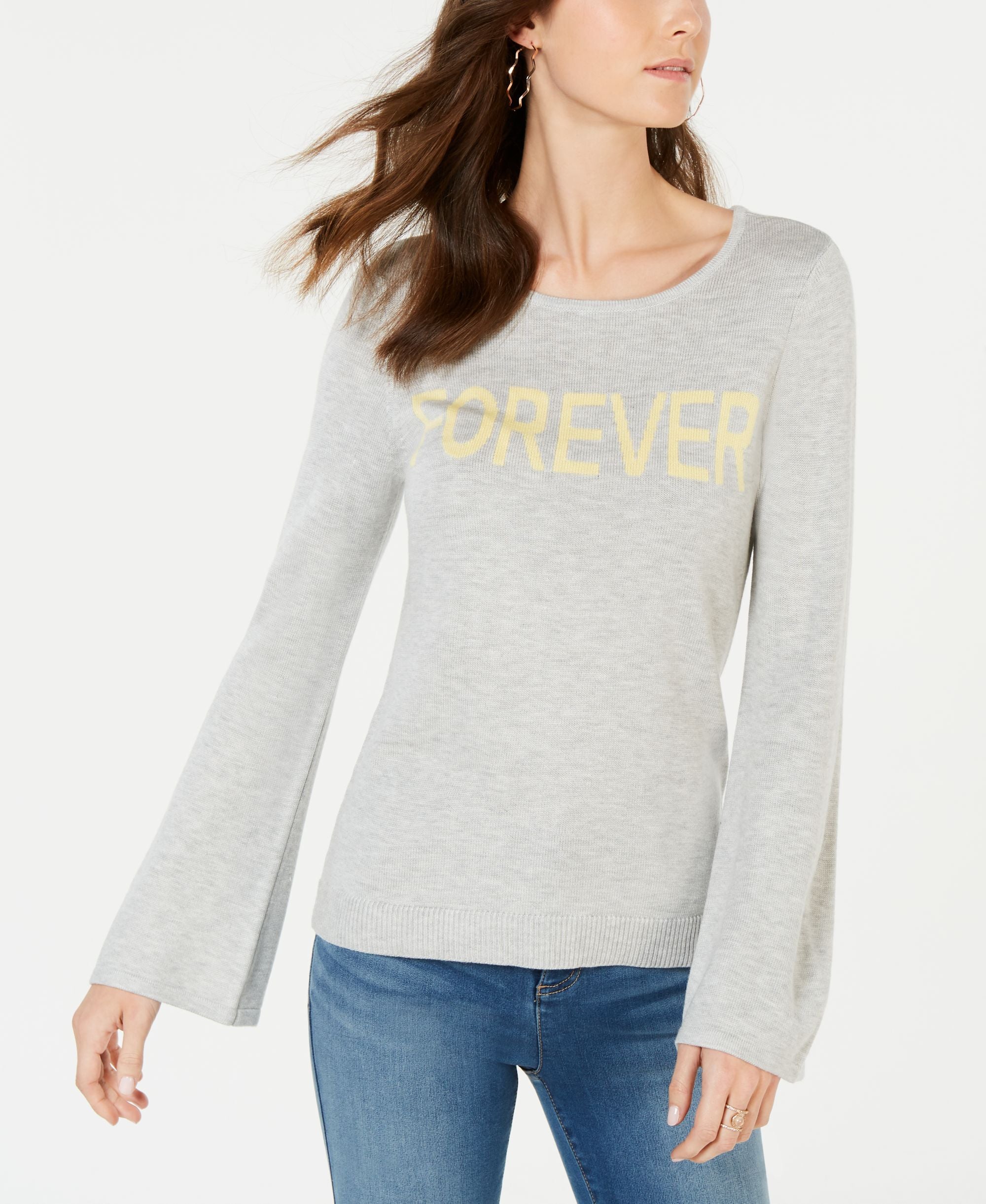 Forever Graphic Print Sweater