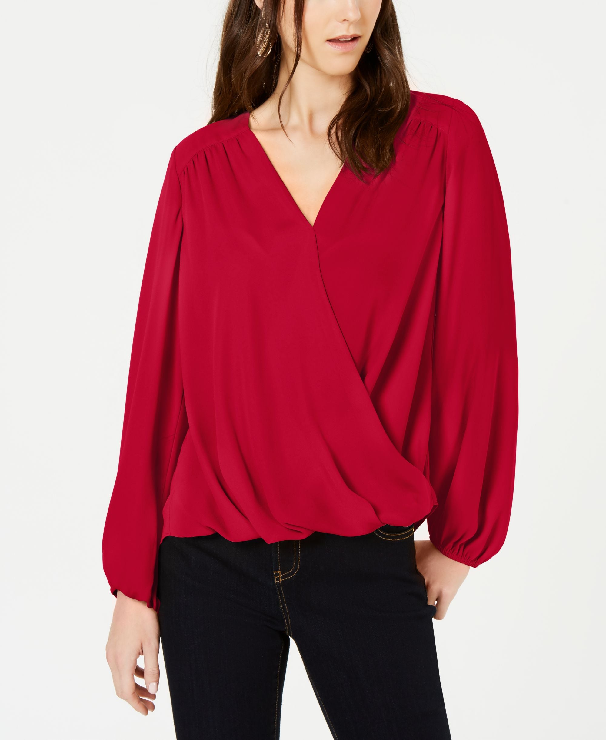 INC International Concepts Surplice Top