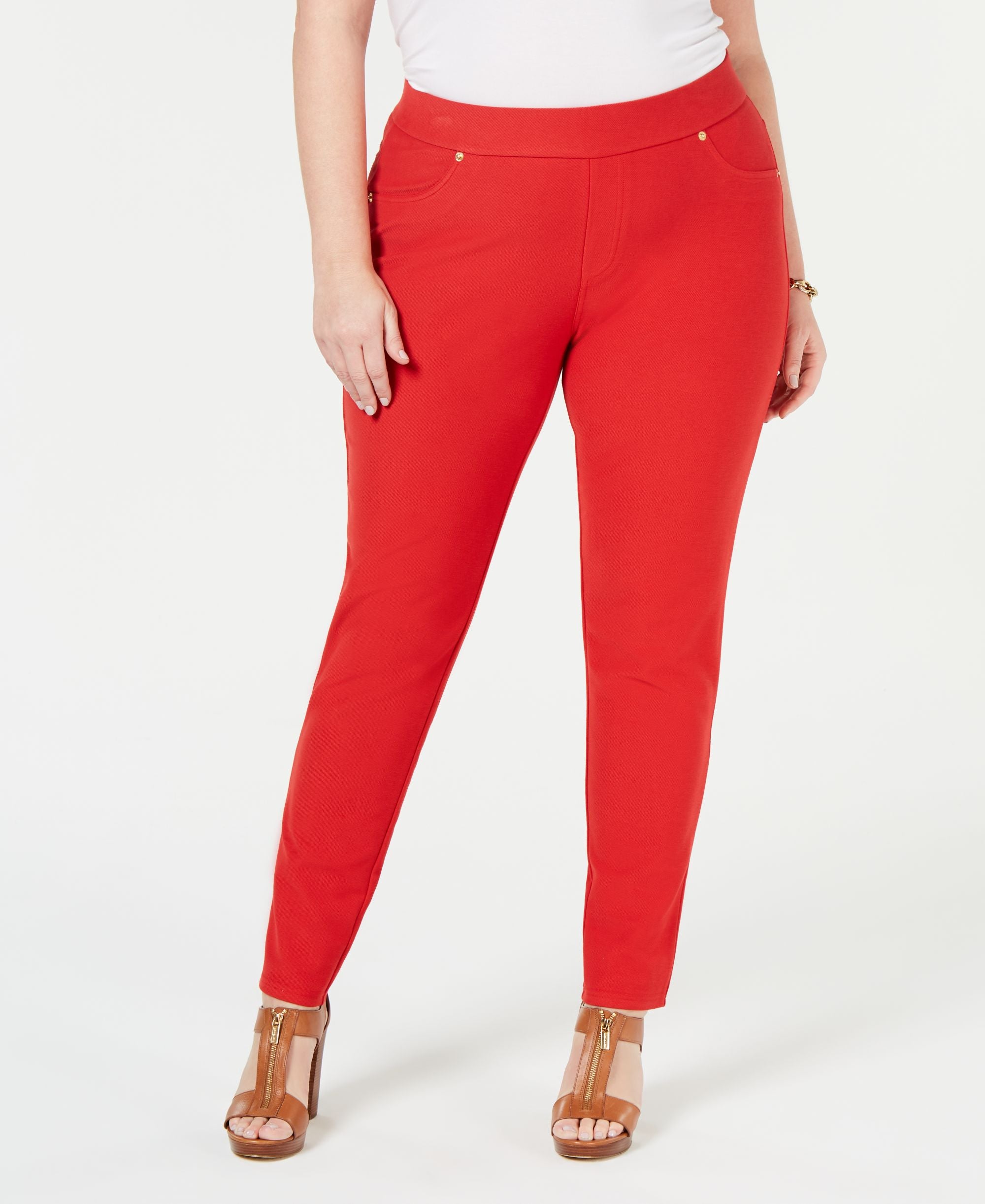 Michael Michael Kors Plus Size Stretch Twill Leggings