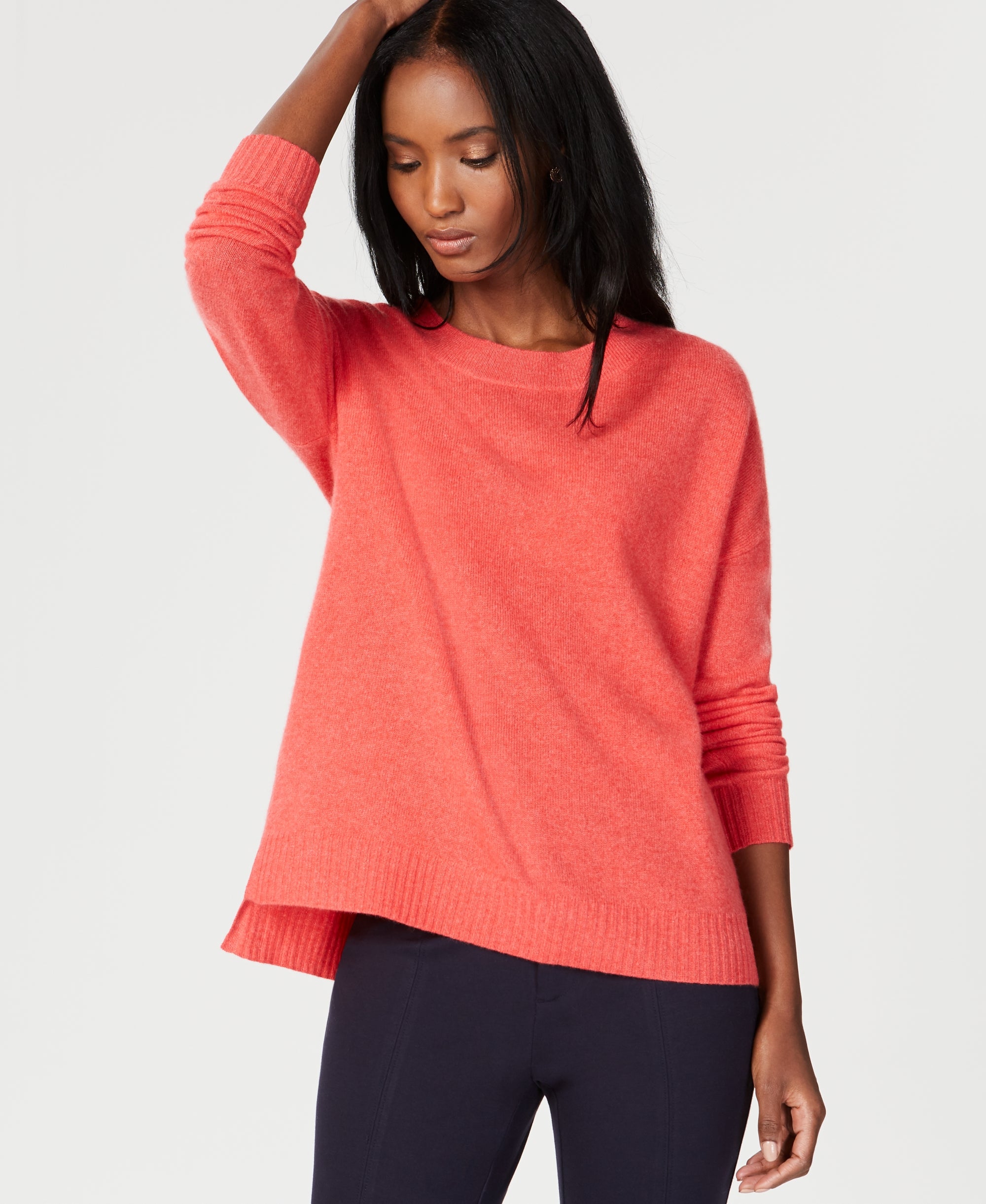 Cashmere Oversized Crew-Neck Sweater