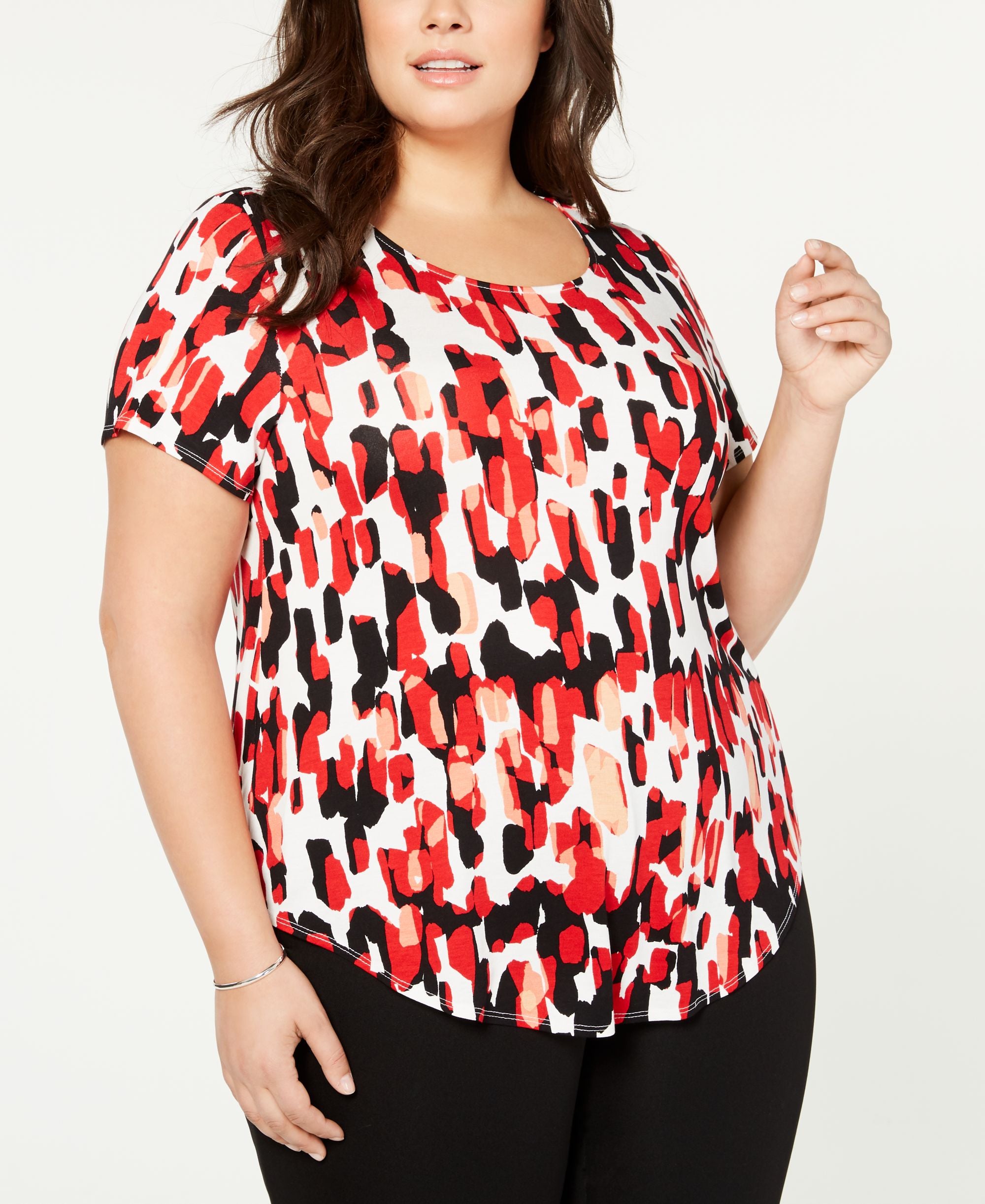 Plus Size Printed T-Shirt