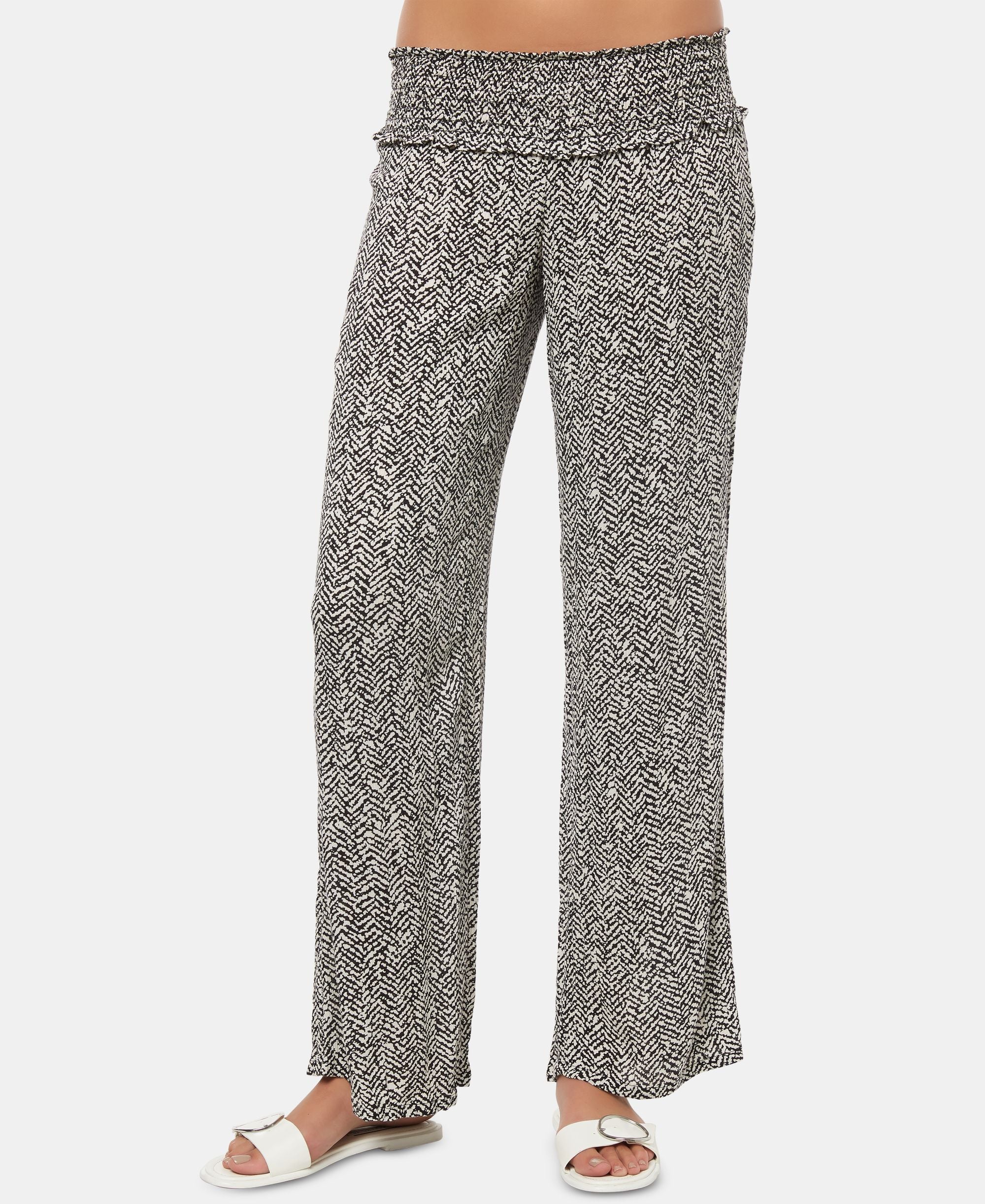 Oneill Juniors Johnny Chevron Flare Leg Pants