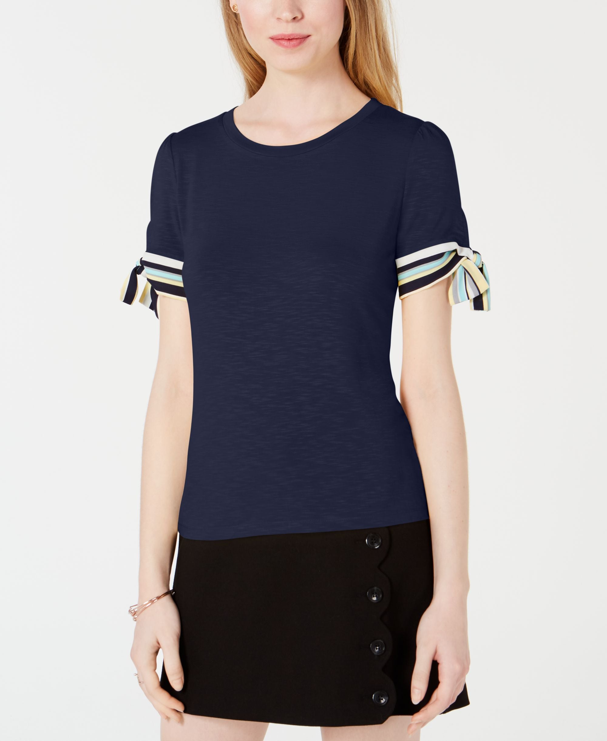 Maison Jules Tie Sleeve Top