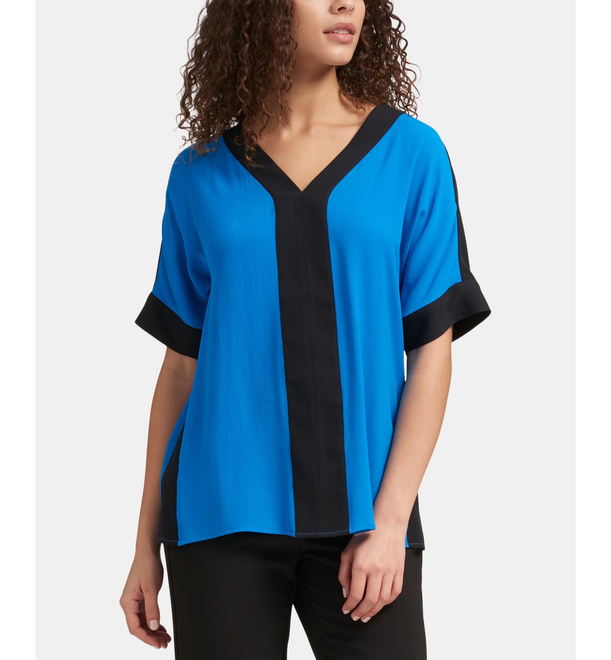 DKNY Colorblocked Top