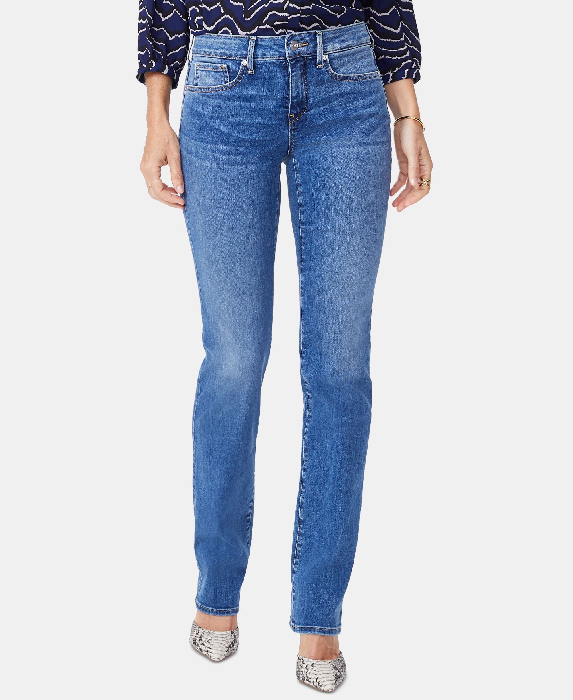Nydj Marilyn Tummy Control Straight Leg Jeans