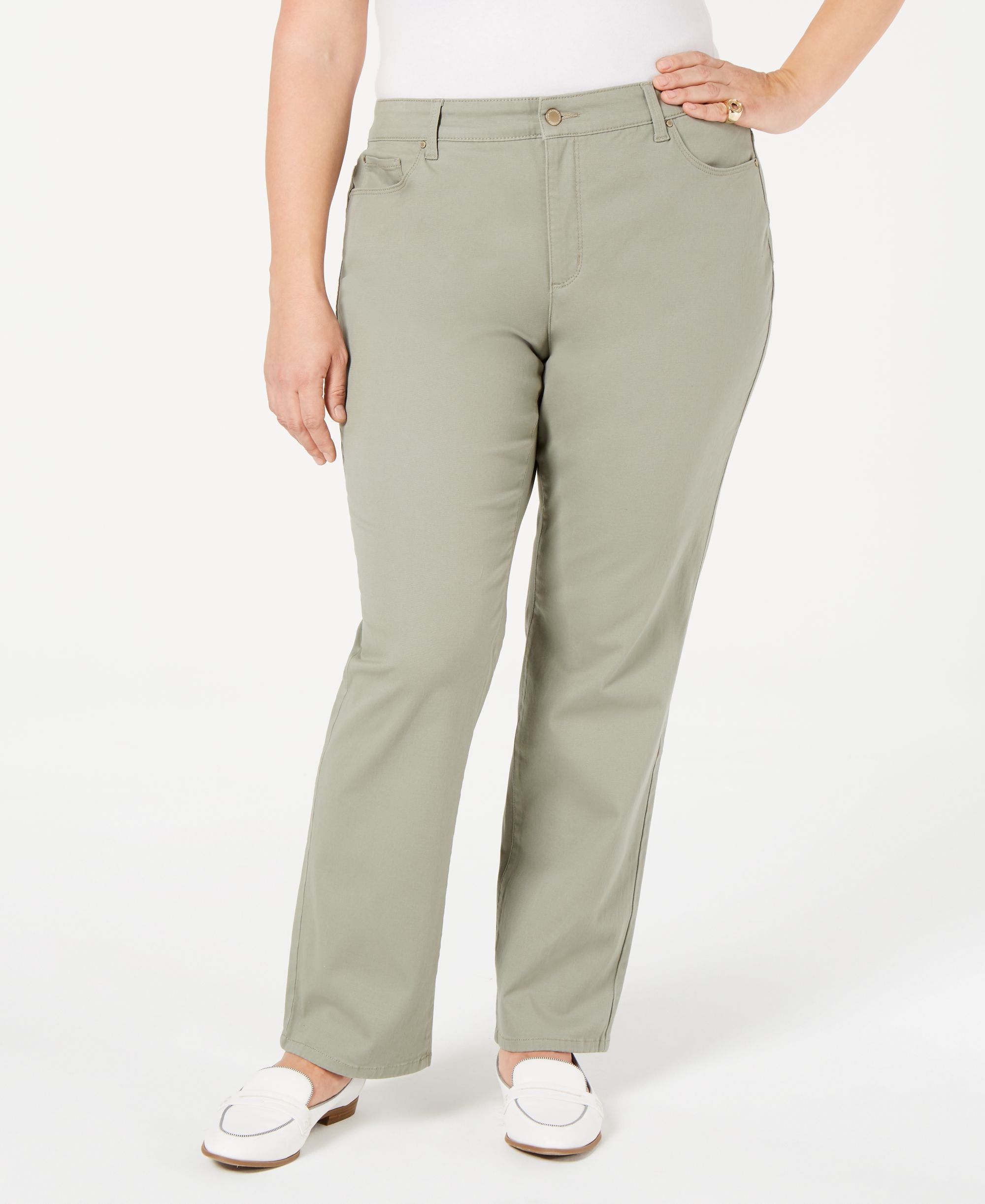Plus Size Twill Lexington Pants