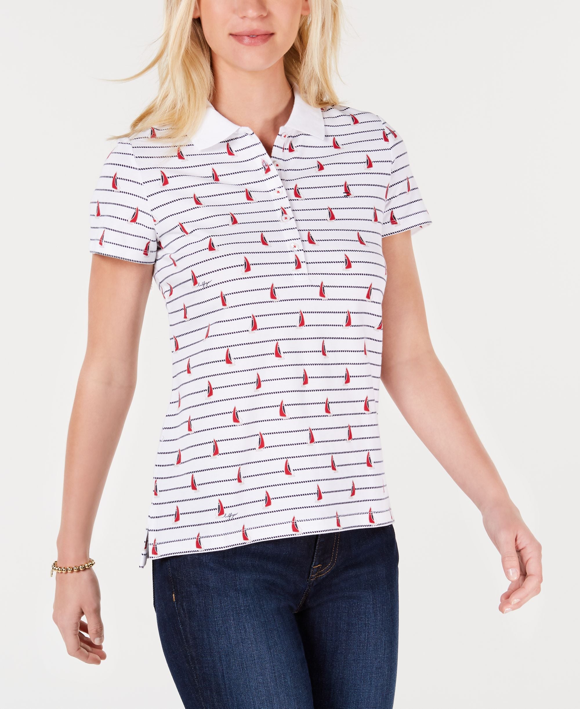 Tommy Hilfiger Short Sleeve Sailing Polo Shirt