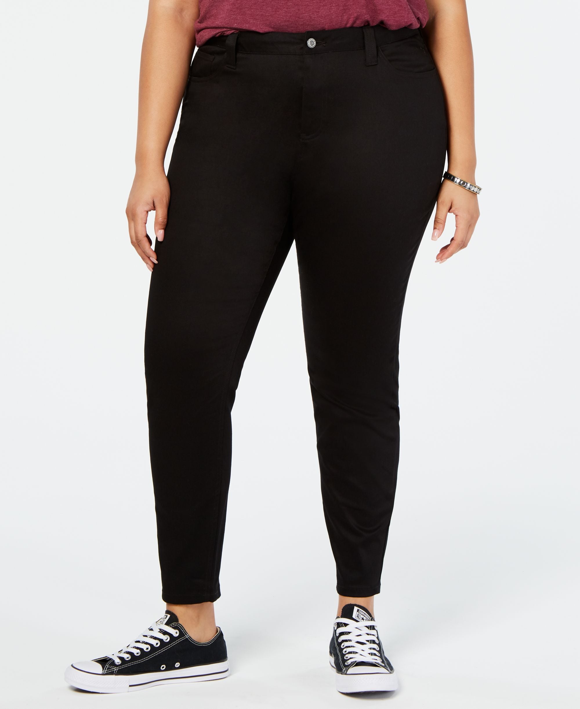 Dickies Trendy Plus Size Skinny Ankle Pants