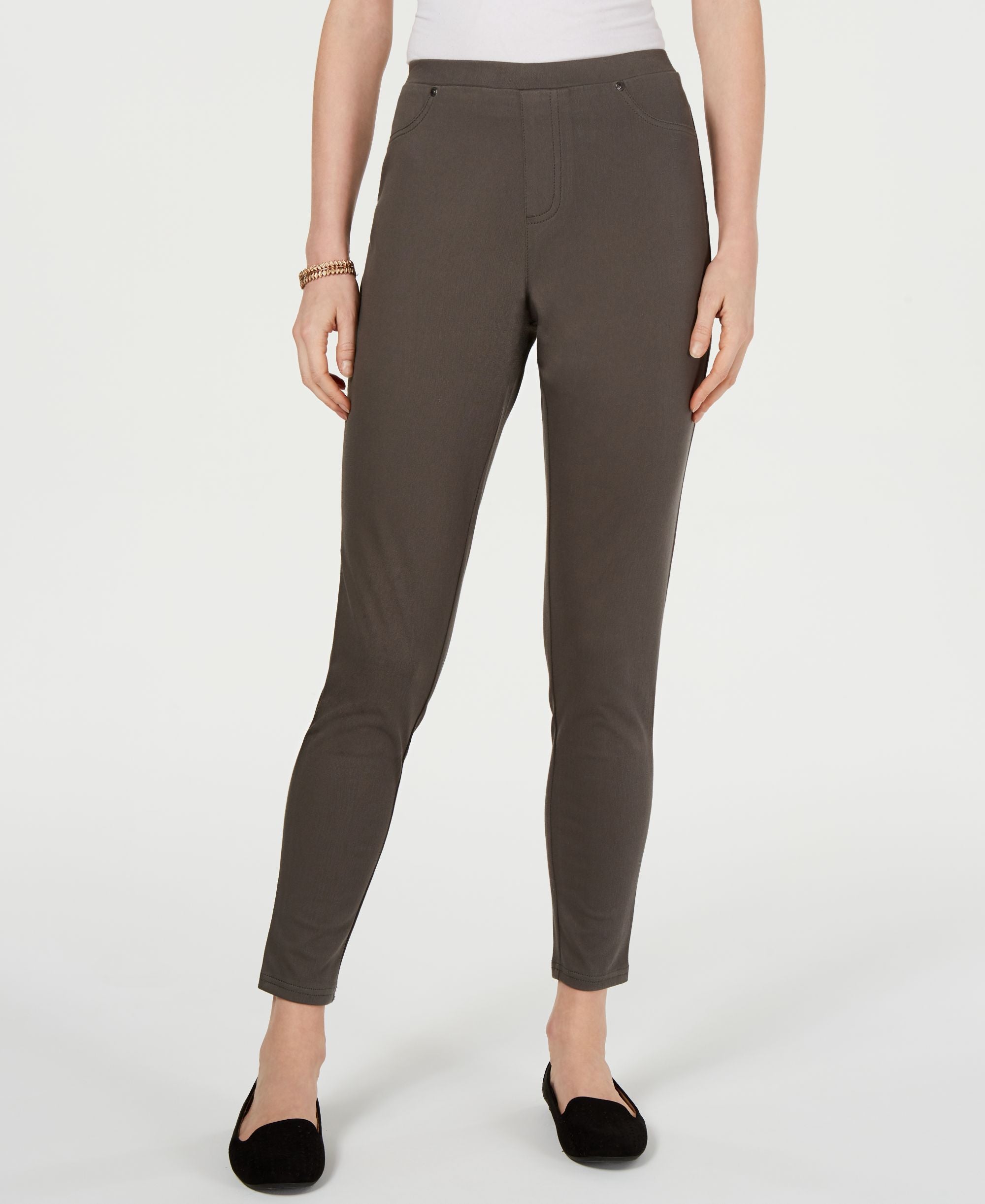 Style & Co Twill Pull On Leggings