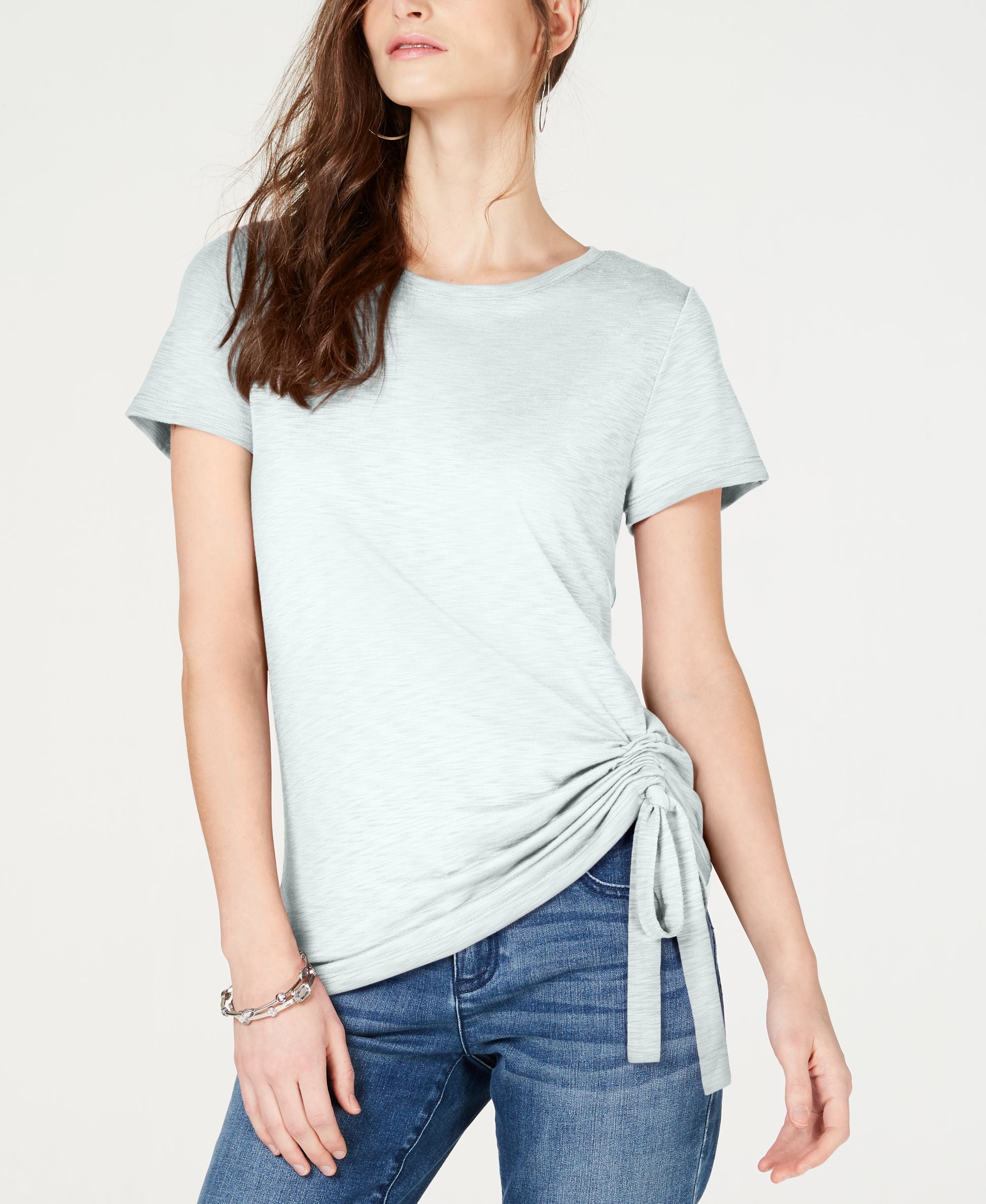 INC International Concepts Ruched T-Shirt