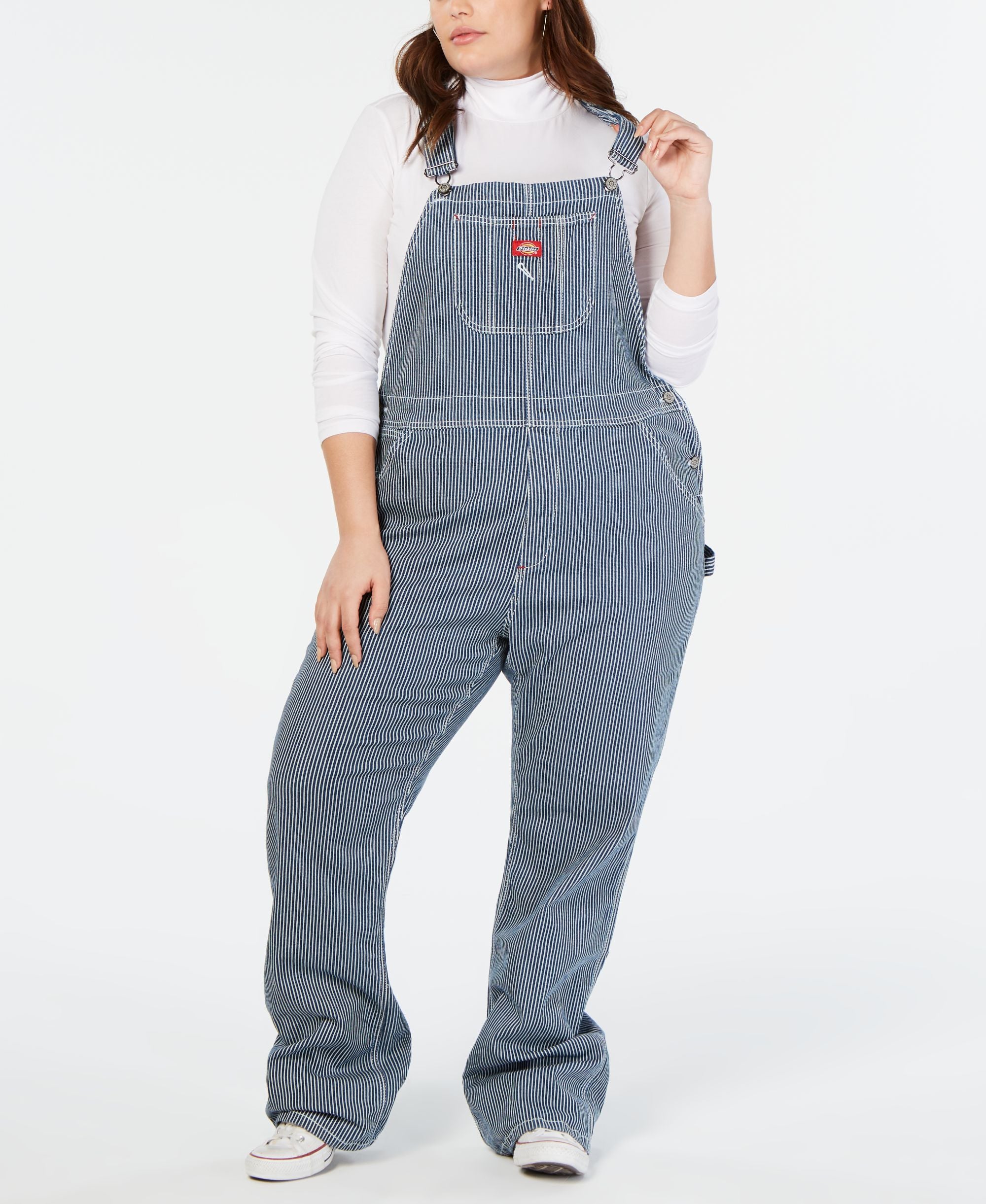 Dickies Trendy Plus Size Cotton Carpenter Overalls