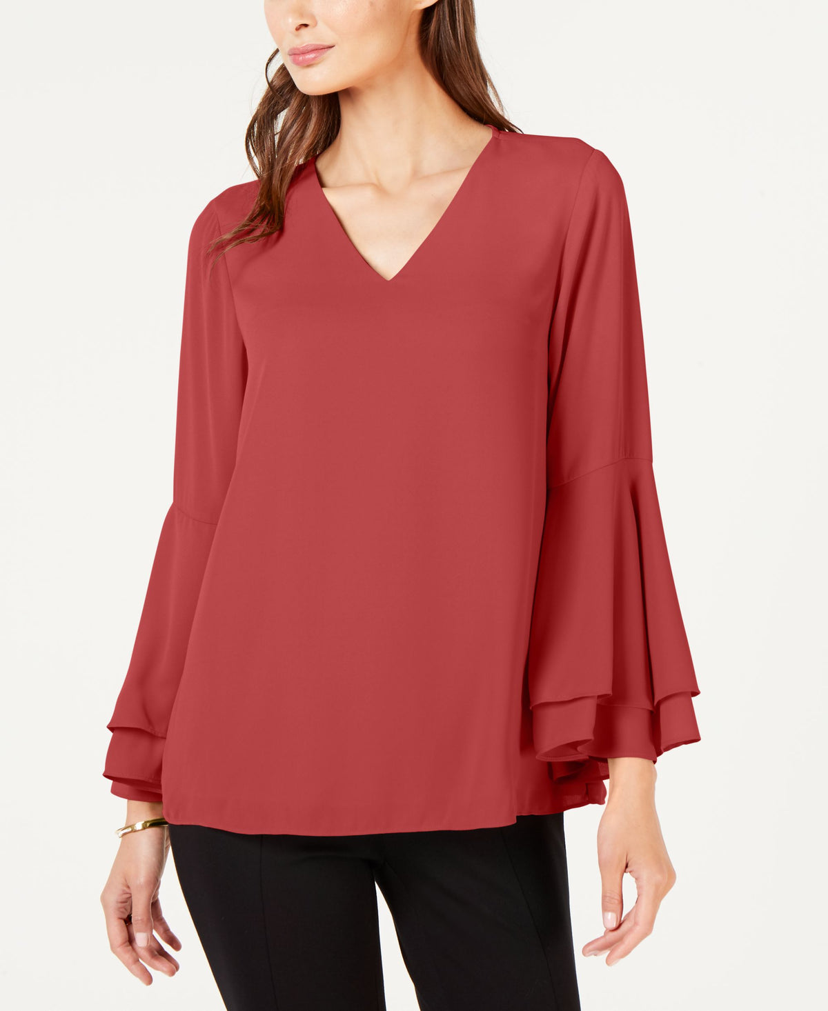 Bell-Sleeve Blouse
