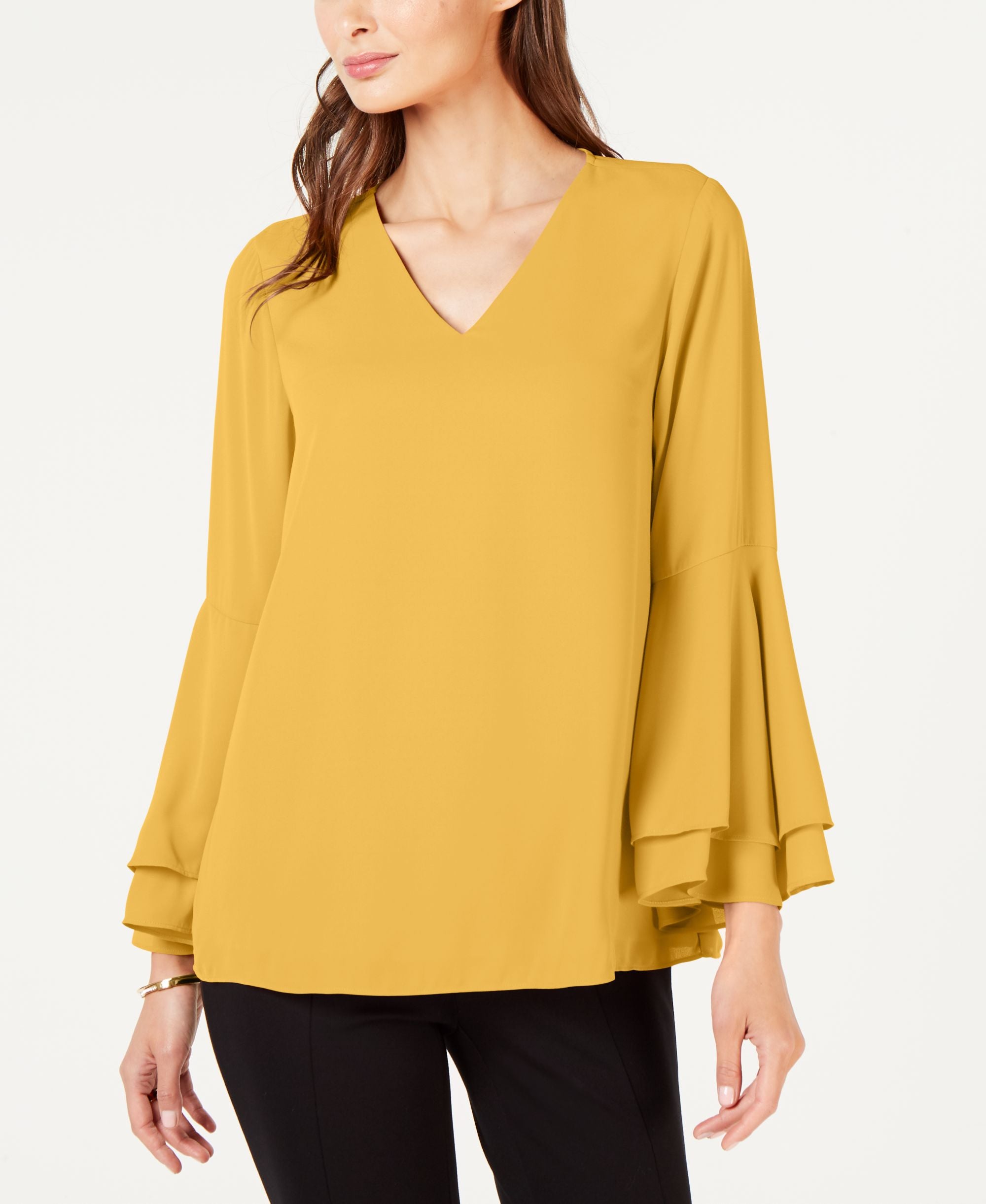 Bell-Sleeve Blouse