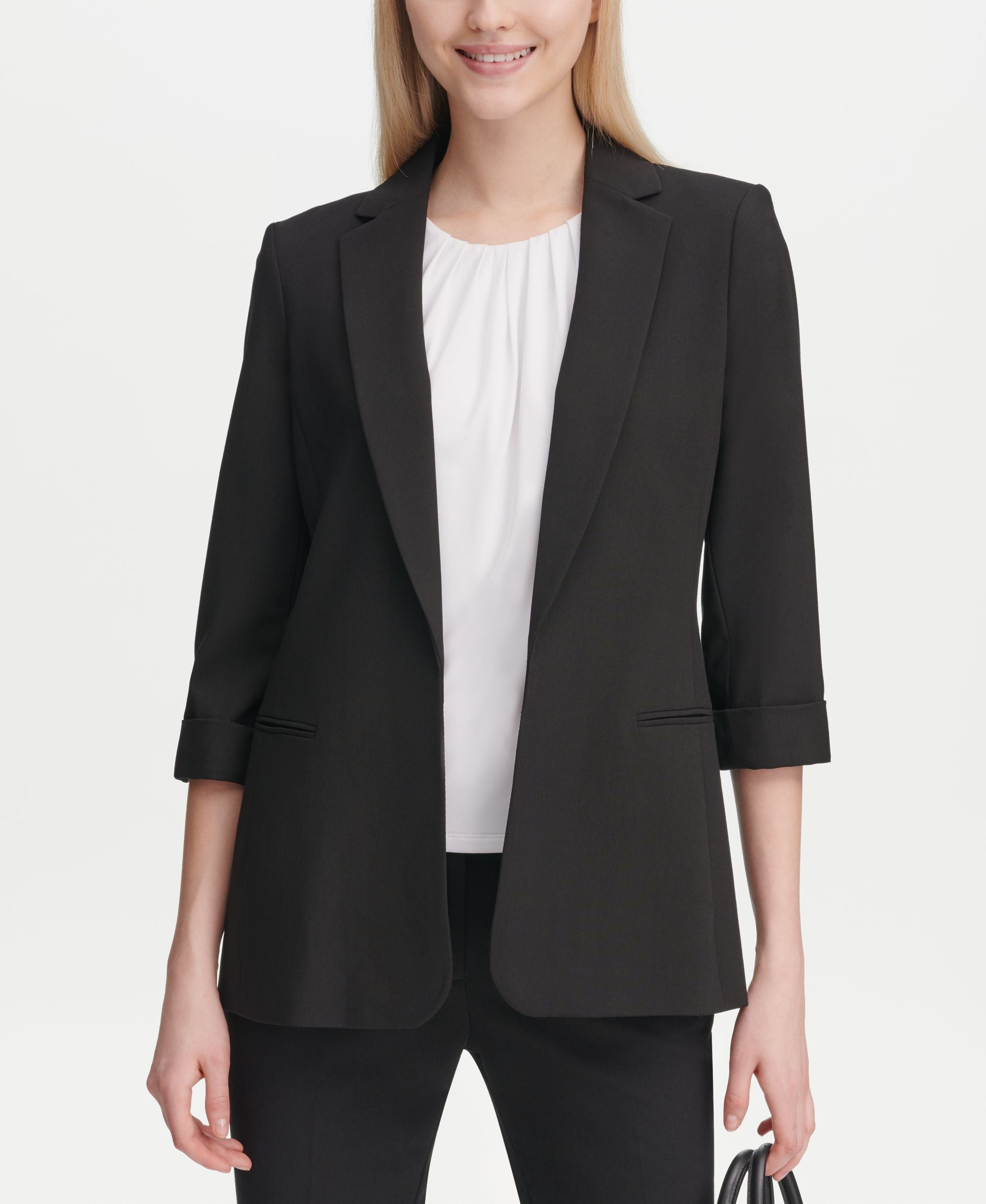 Open-Front Blazer