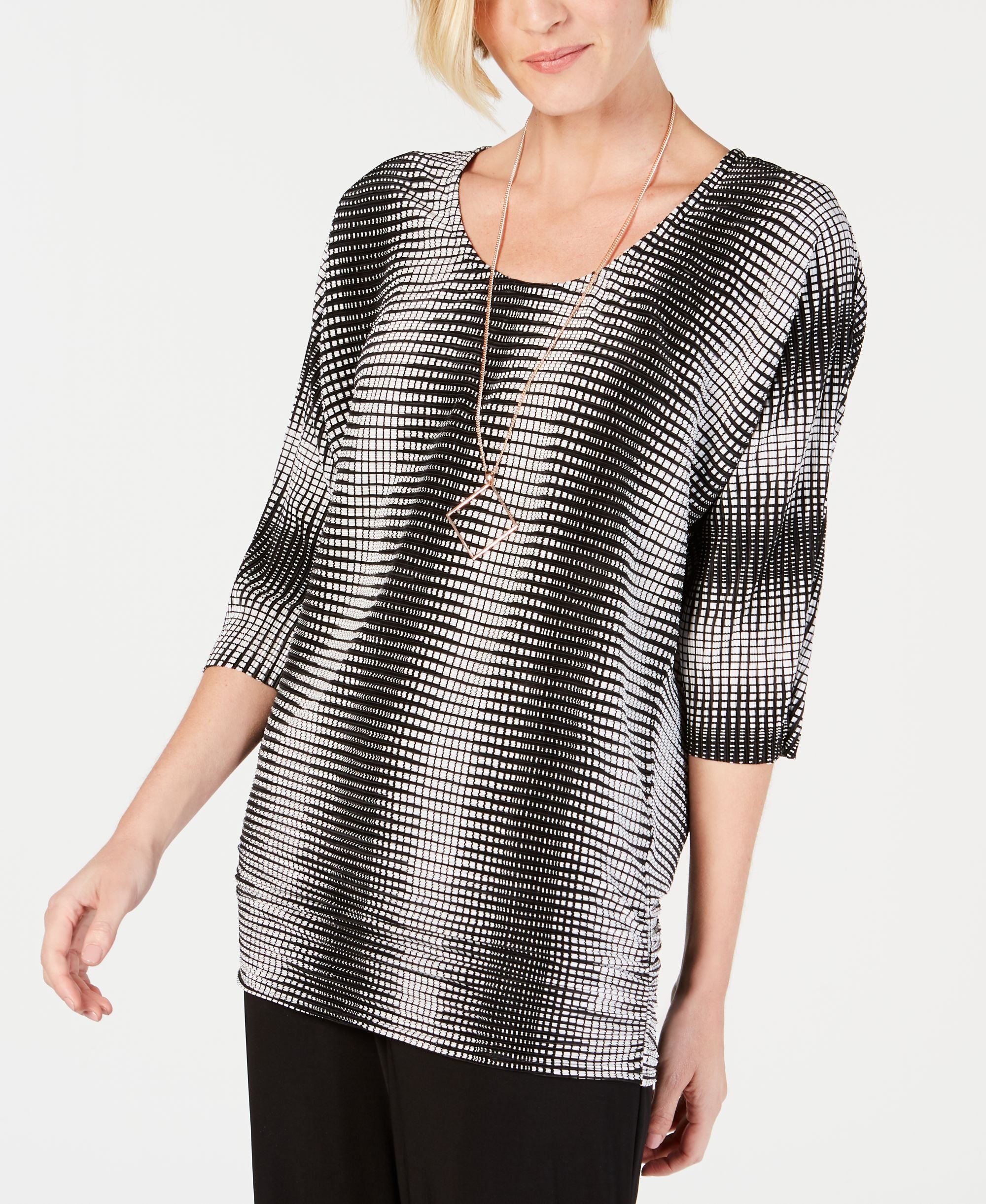 Printed Necklace Top