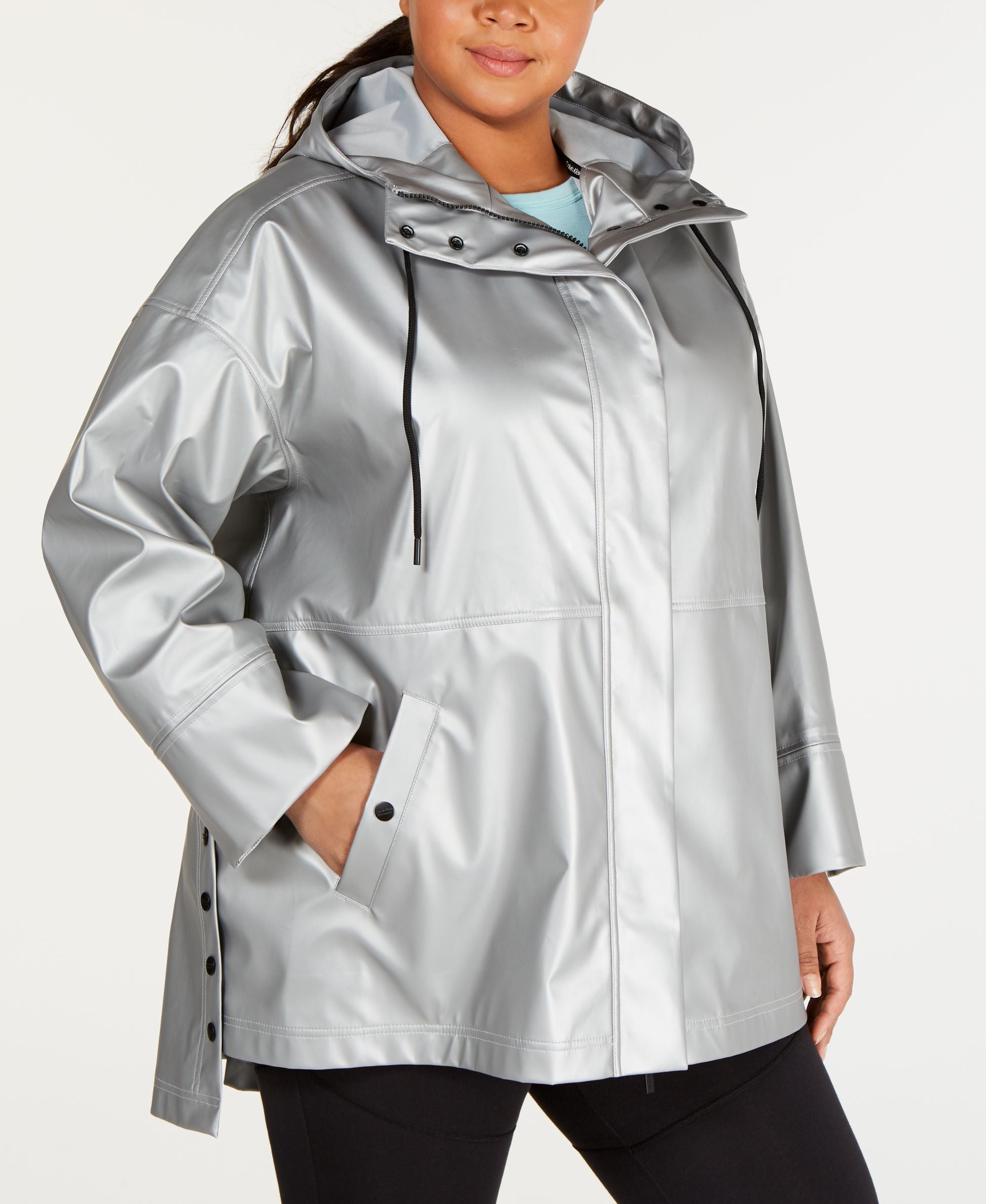 Calvin Klein Performance Plus Size Crossover Hood Jacket